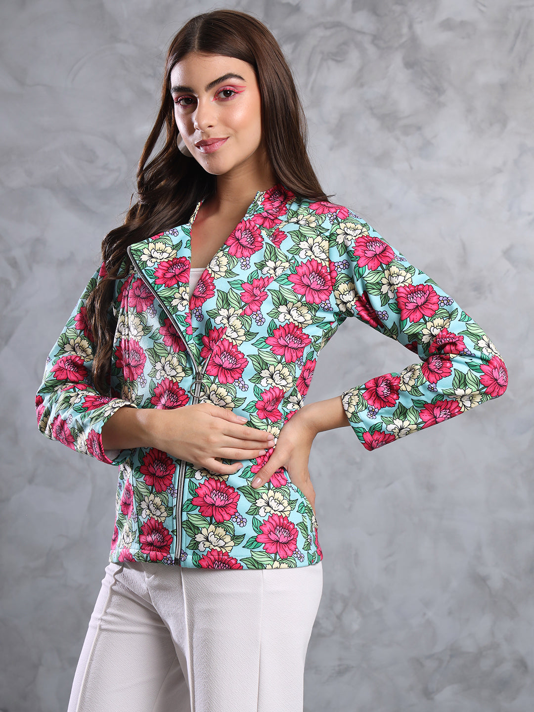 TANDUL  Women Floral Print Tailored Jacket