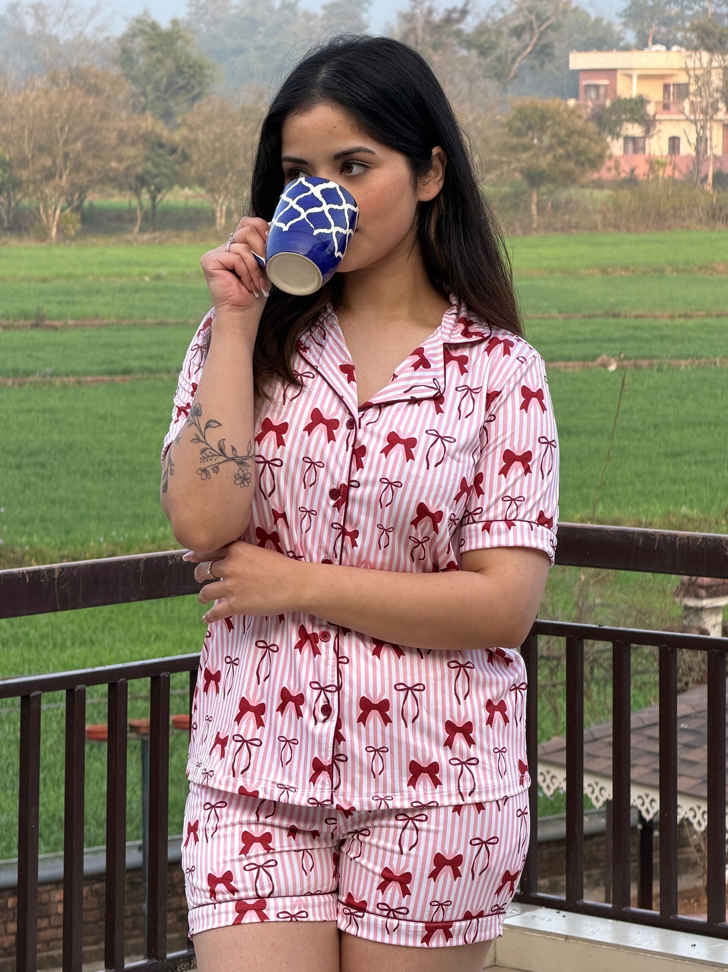 TANDUL Women Charming Cozy Nightsuit