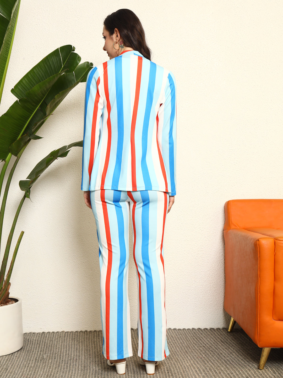 TANDUL Women Striking Striped Co-ord Set