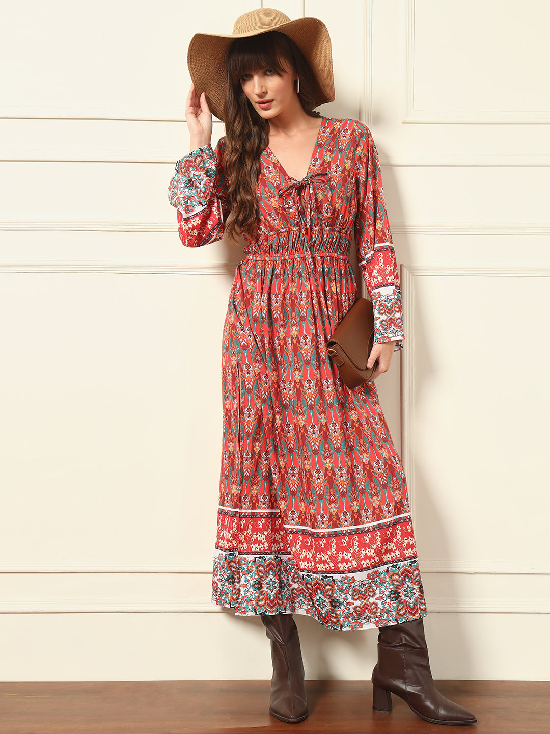 Women Maxi Multicolor Dress