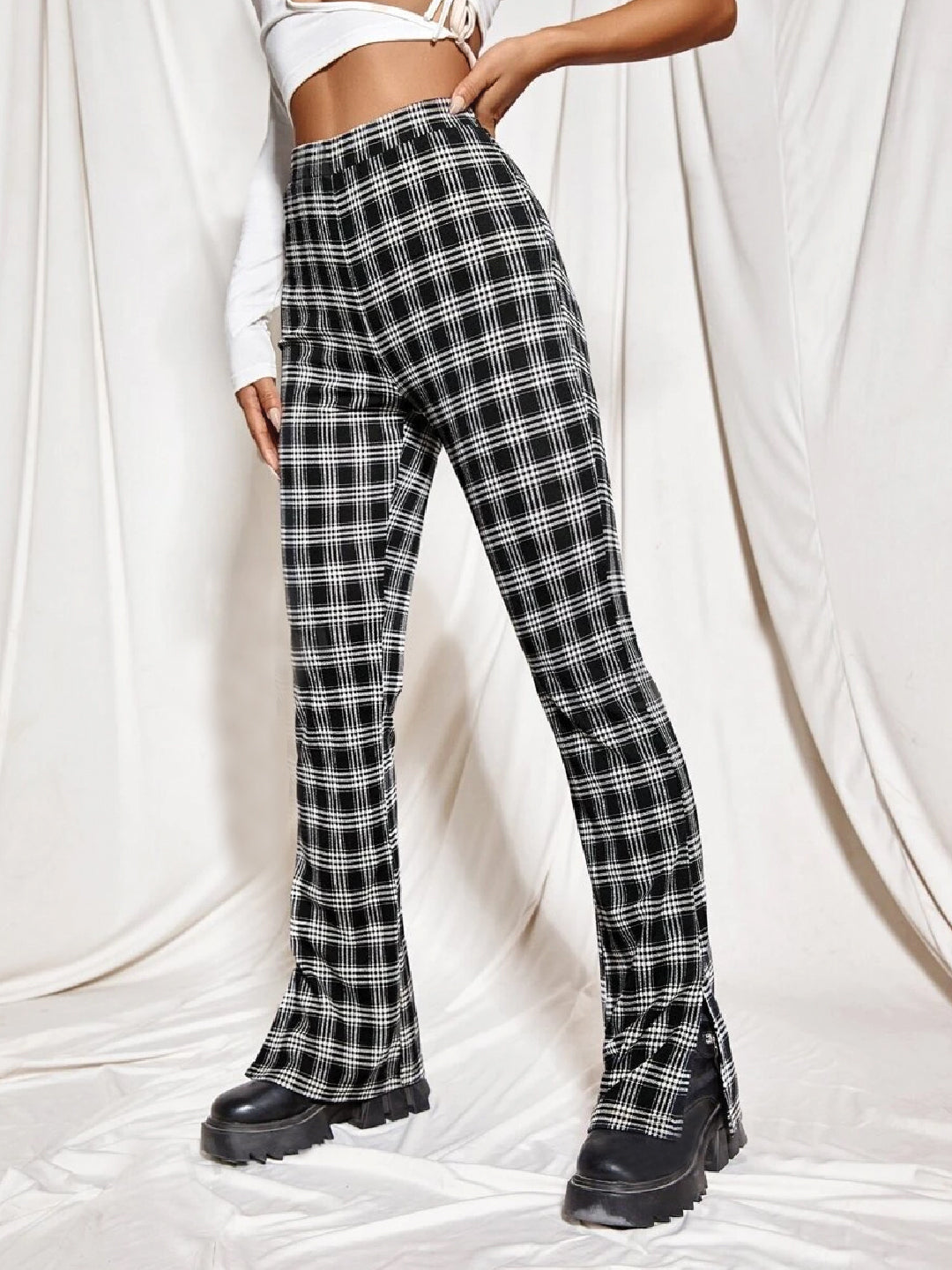 TANDUL  Women Regular Fit Black Lycra Blend Trousers