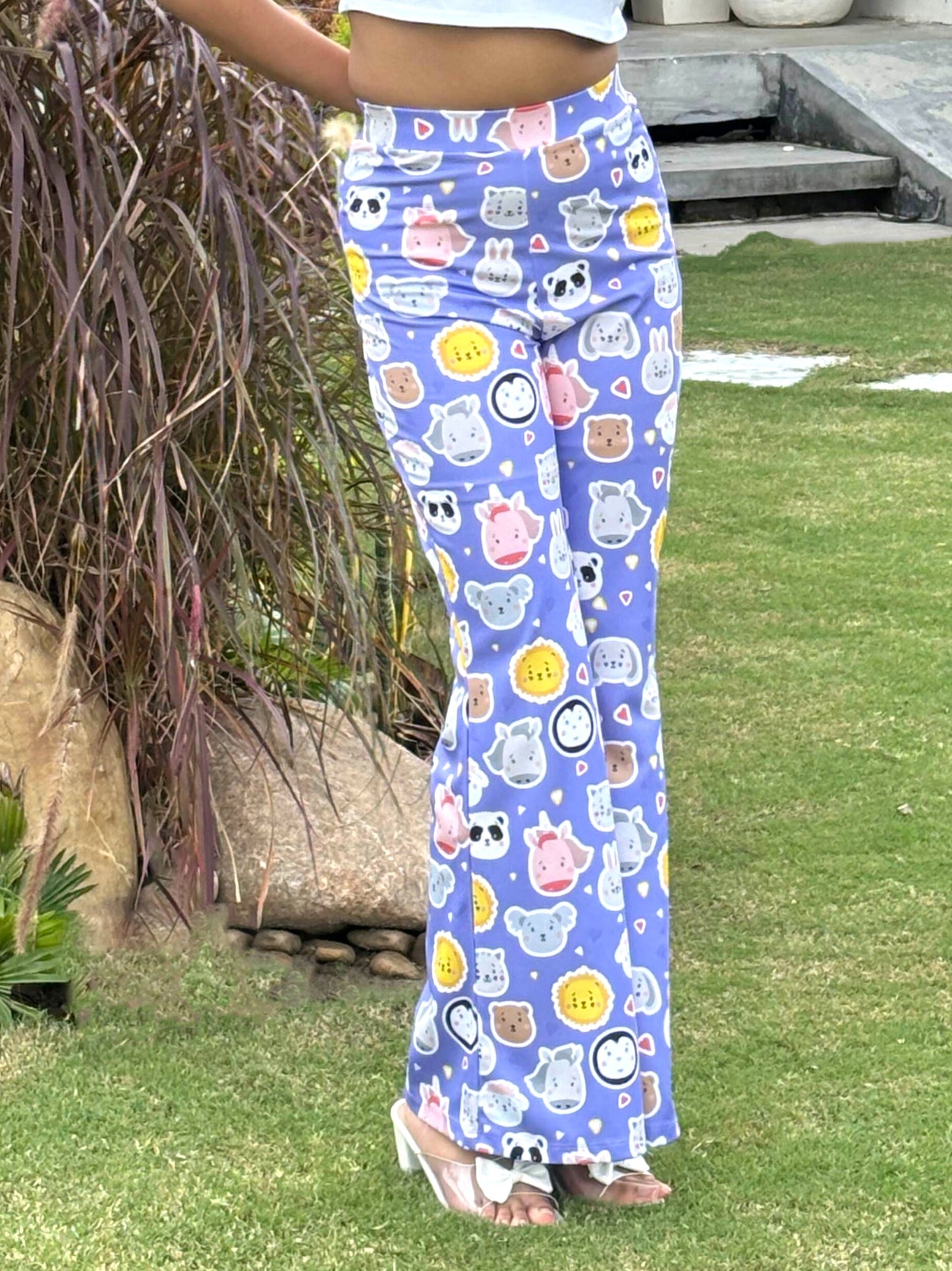 TANDUL Women Purple Multicolor Trouser