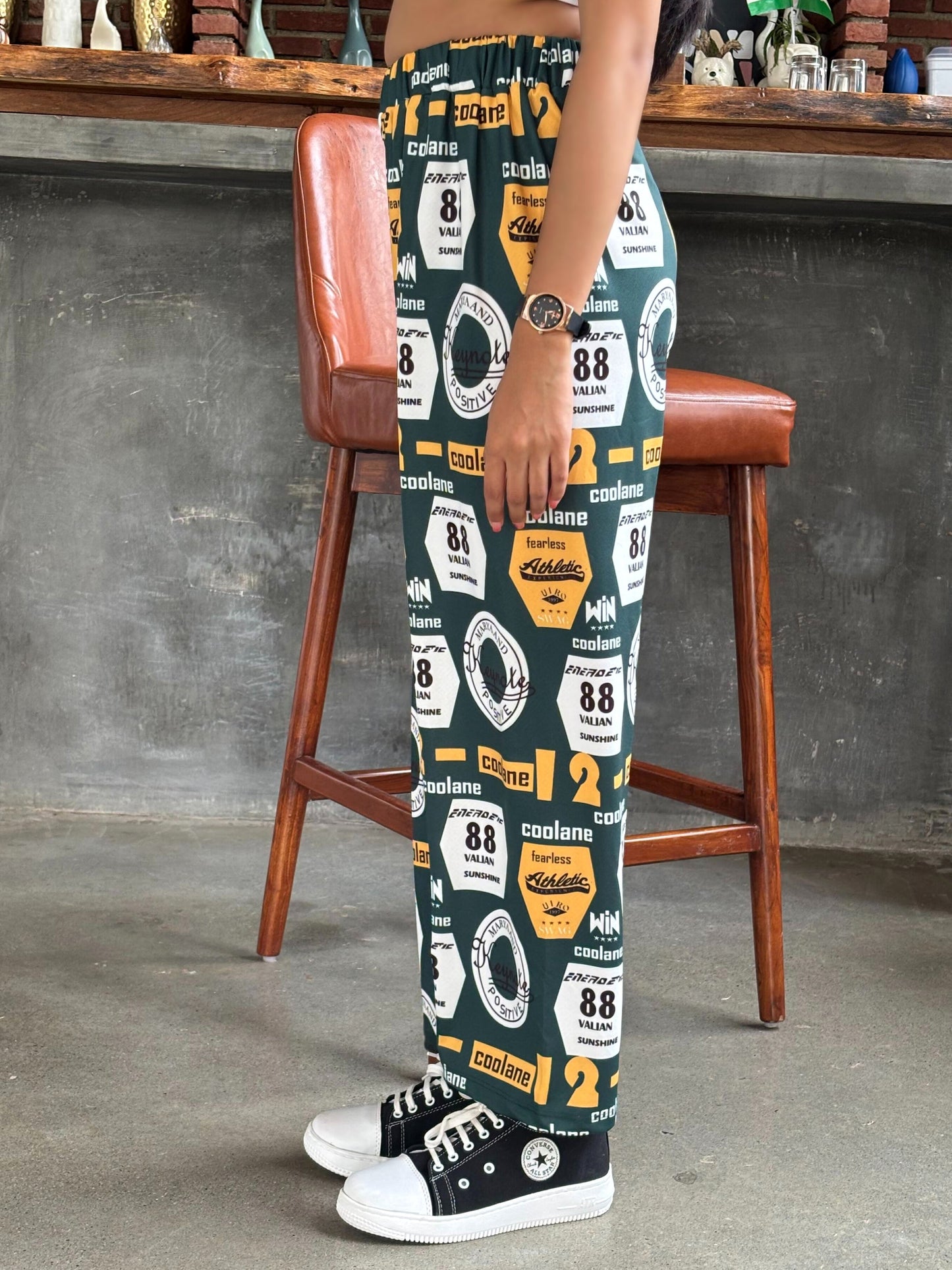 TANDUL Women Green Printed Trouser