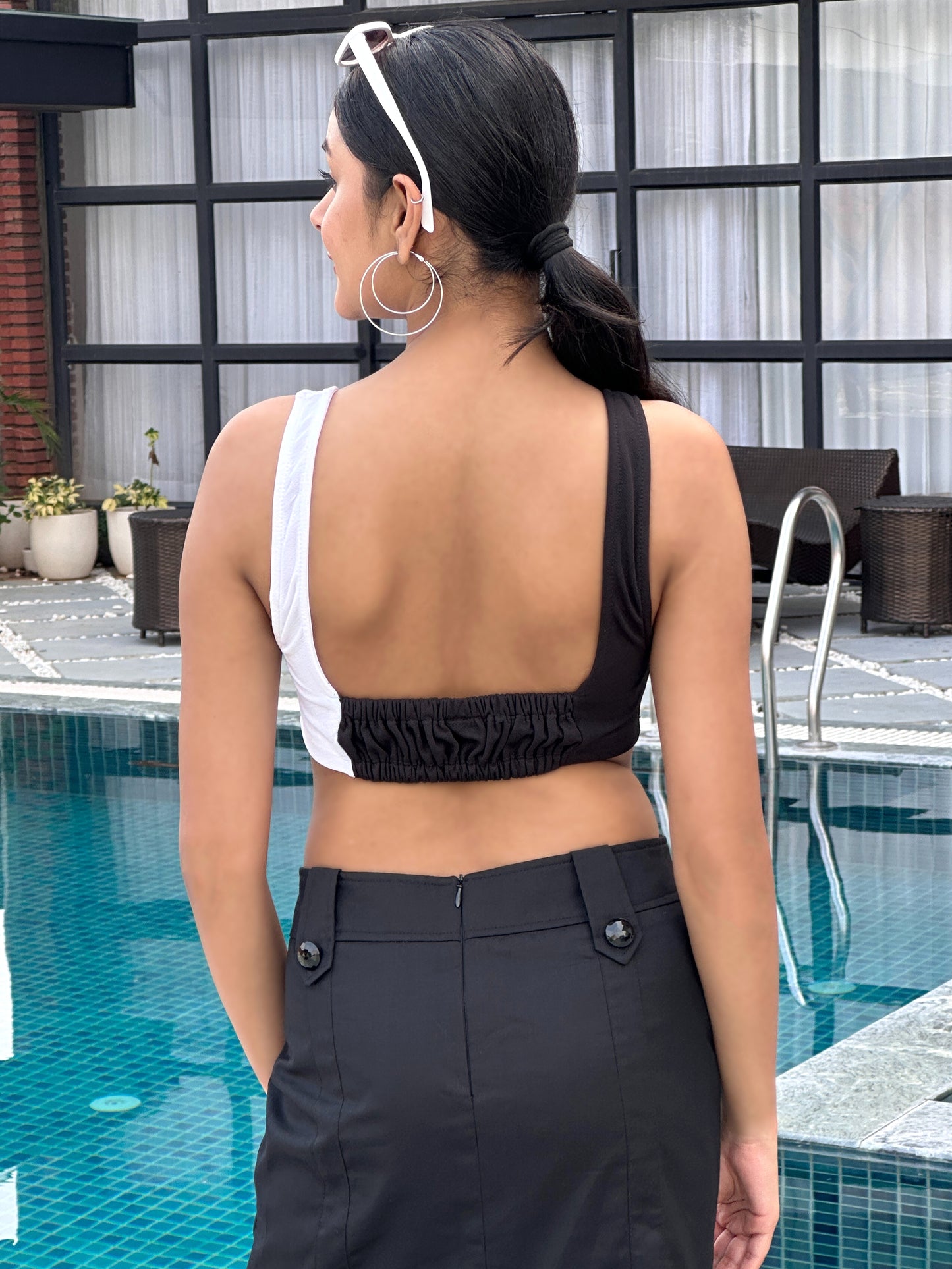 TANDUL  Casual Sleeveless Solid Women Multicolor Top