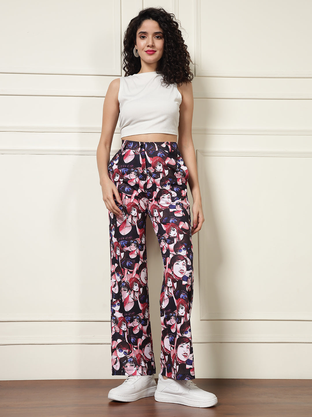 TANDUL Anime Printed Straight Fit Trouser