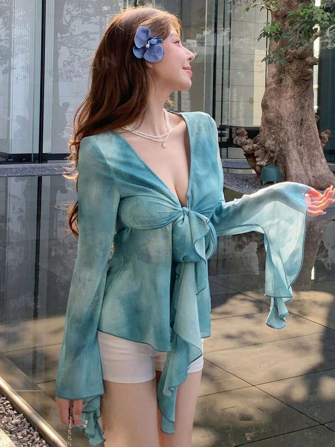 TANDUL  Casual Regular Sleeves Printed Women Multicolor Top