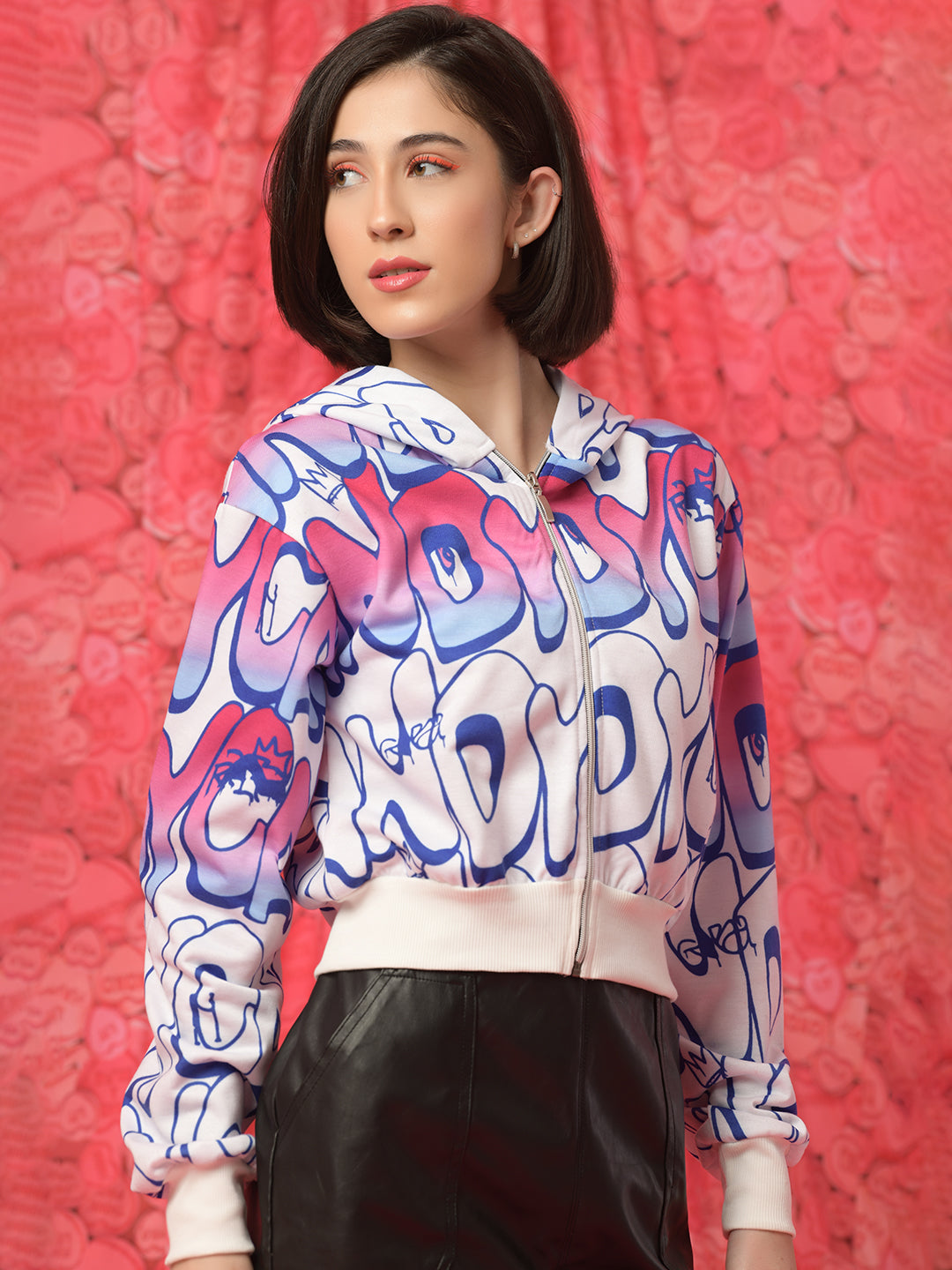 TANDUL  Women Printed Fleece Jacket