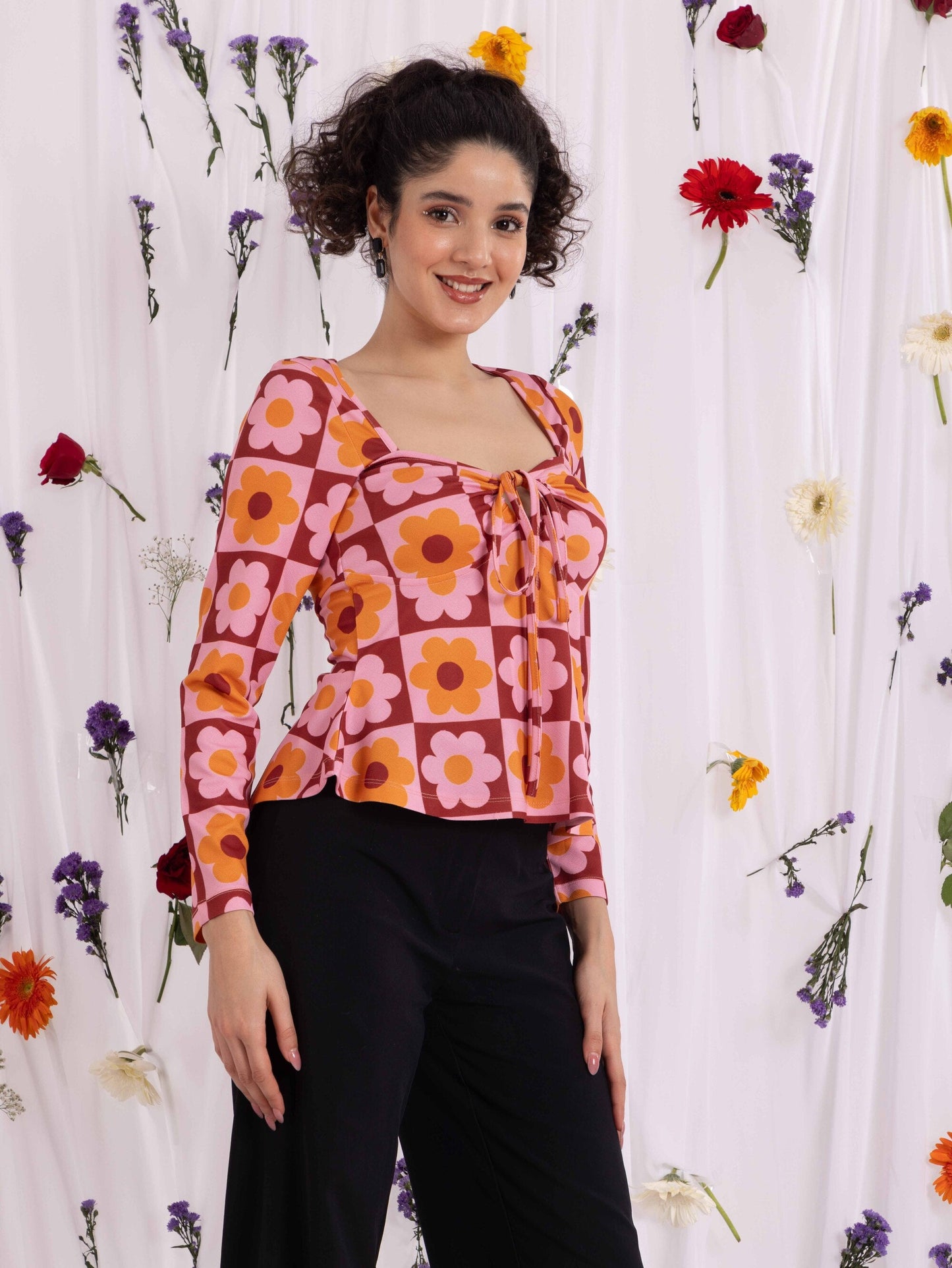 TANDUL Women Floral Printed Top