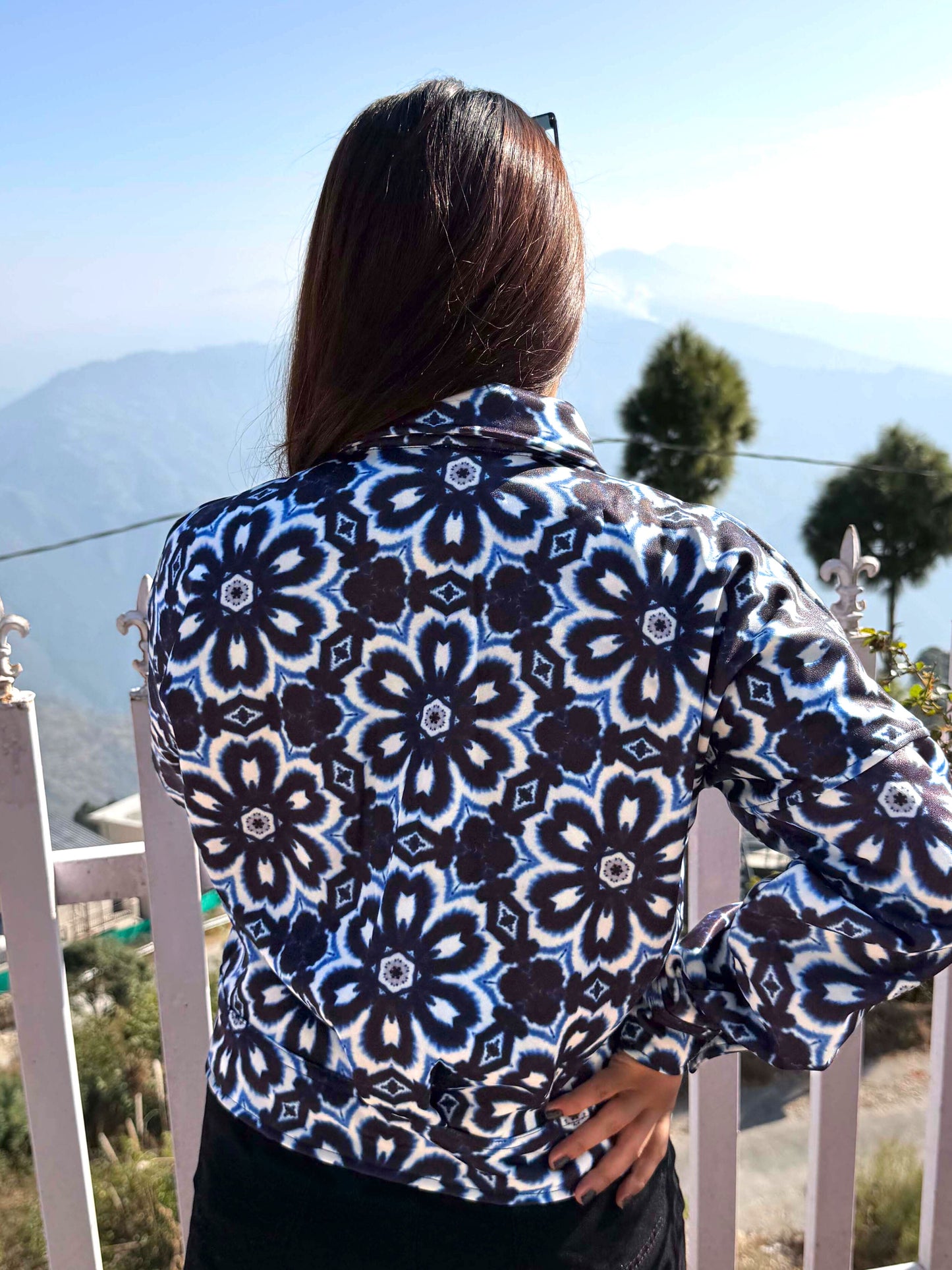 TANDUL Women Blue Floral Jacket