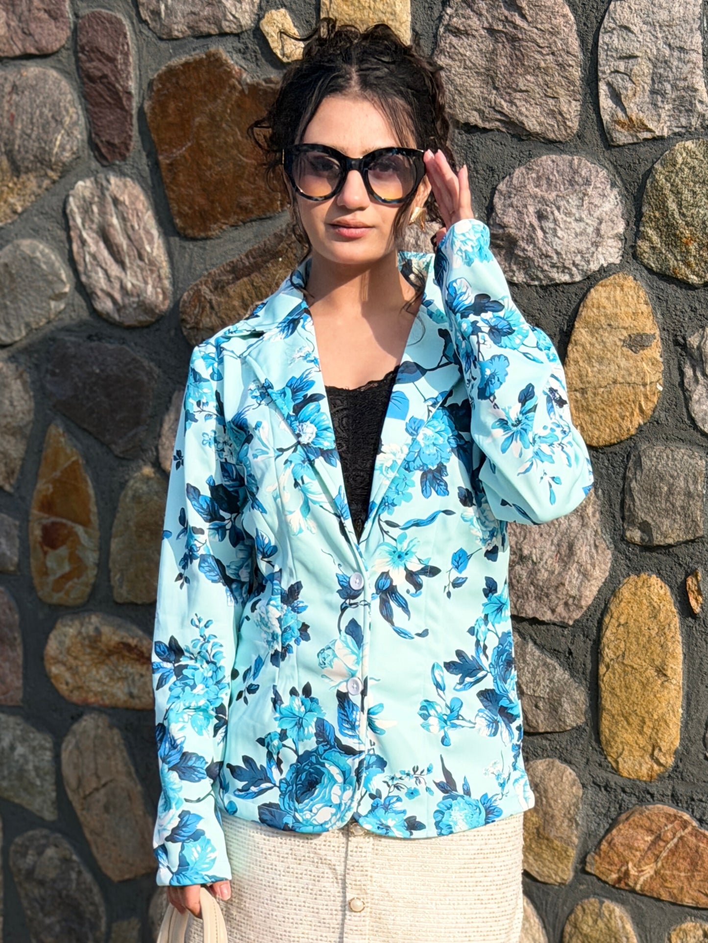 TANDUL Women Multicolor Floral Printed Blazer