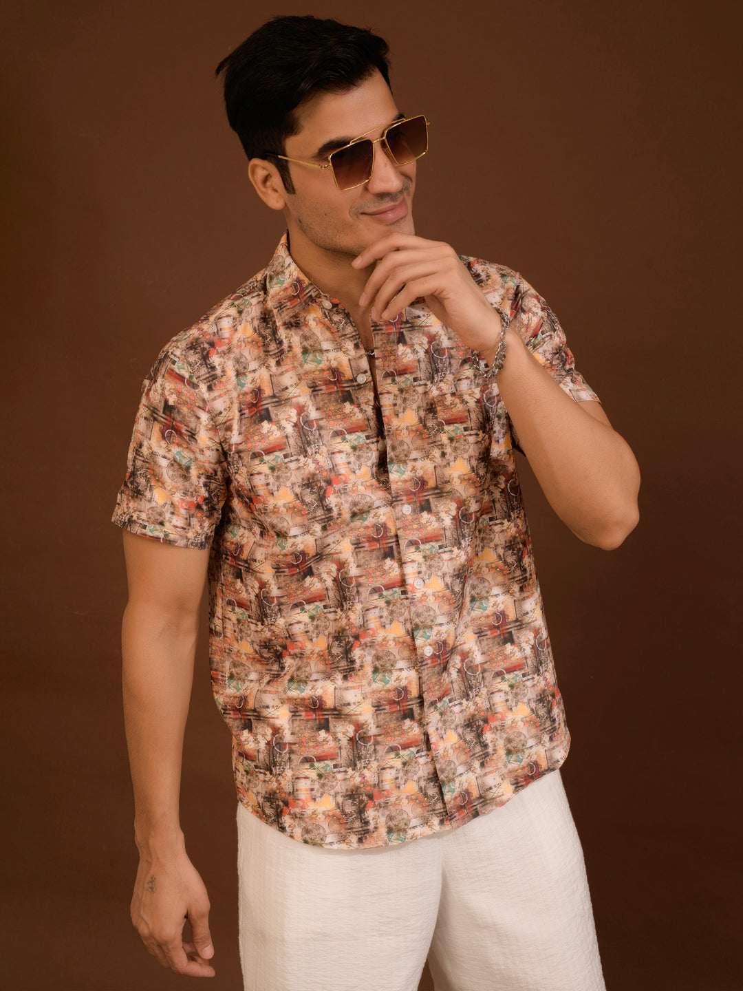 TANDUL  Men Regular Fit Printed Casual Shirt