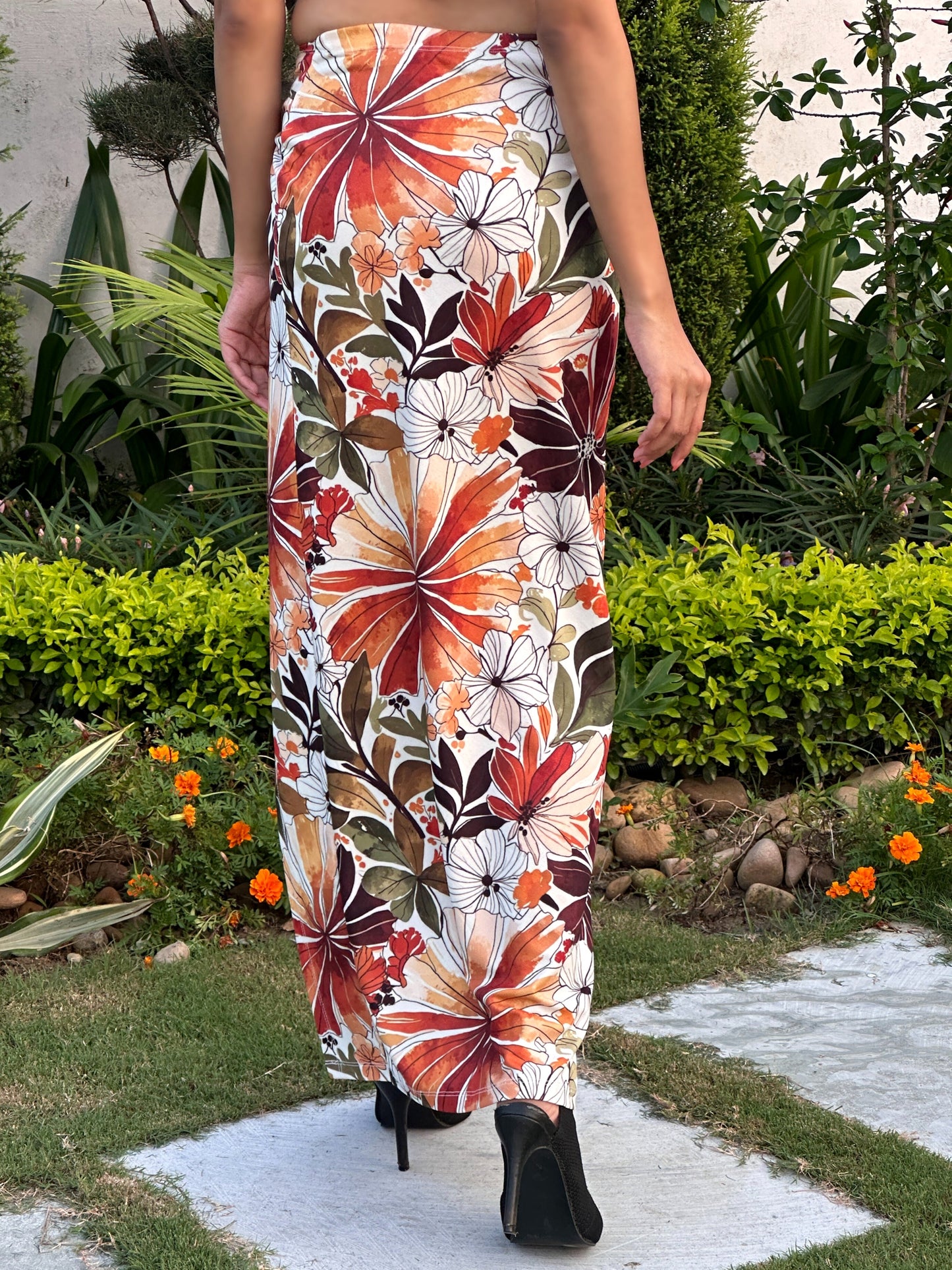 TANDUL Women Multicolor Floral Printed Skirt