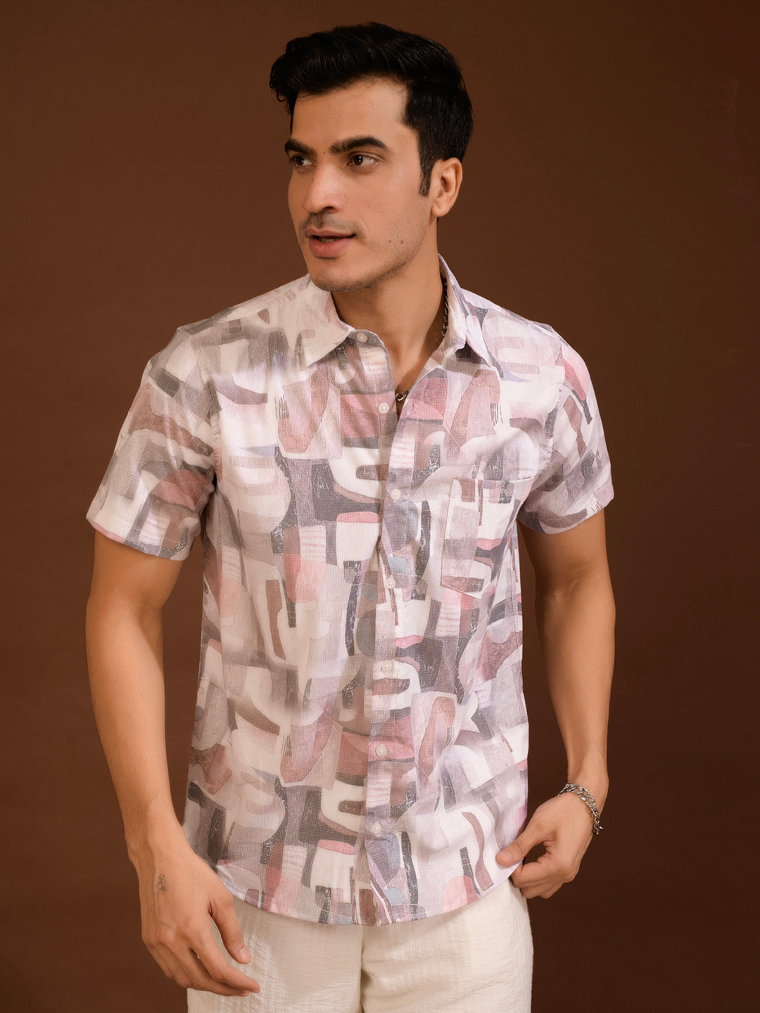 TANDUL  Men Regular Fit Printed Casual Shirt