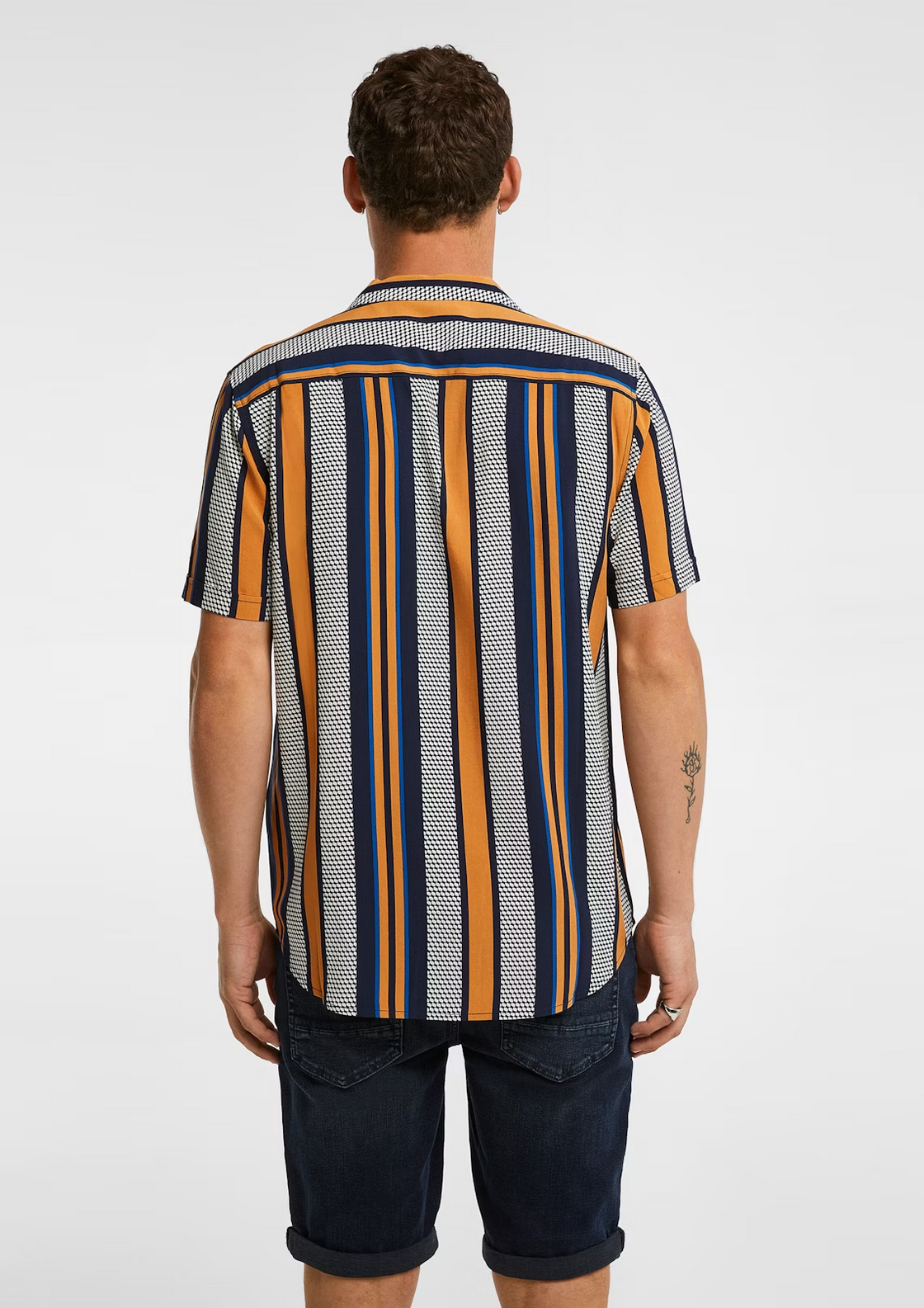 TANDUL Striped Printed Half Sleeves Casual Shirt