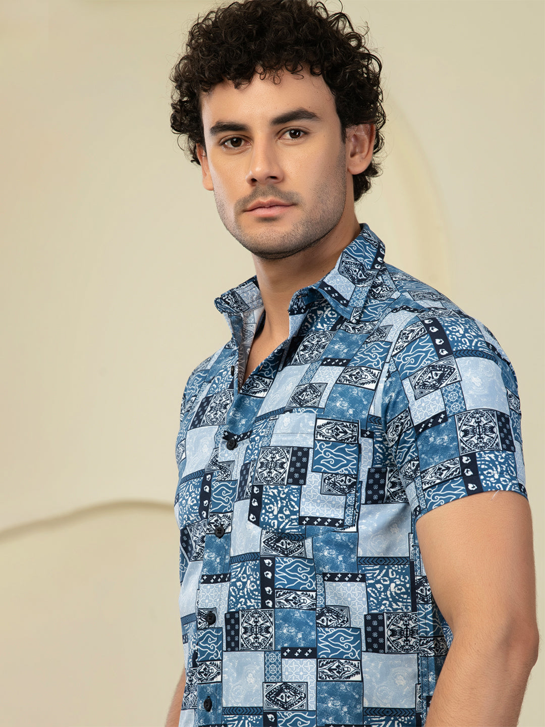 TANDUL Men Printed Casual Multicolor Shirt