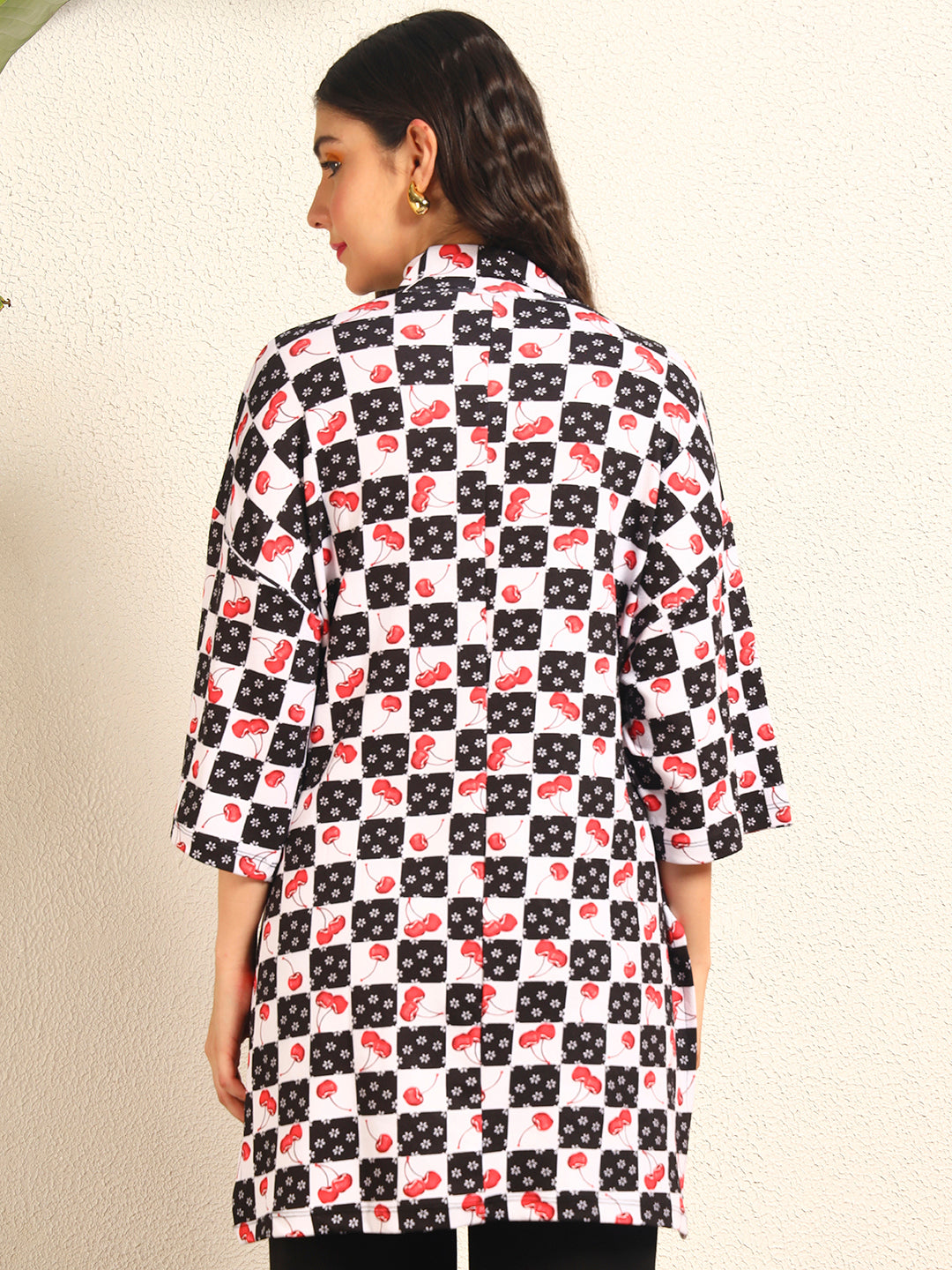 TANDUL Women Oversize Cherry Printed Tunic
