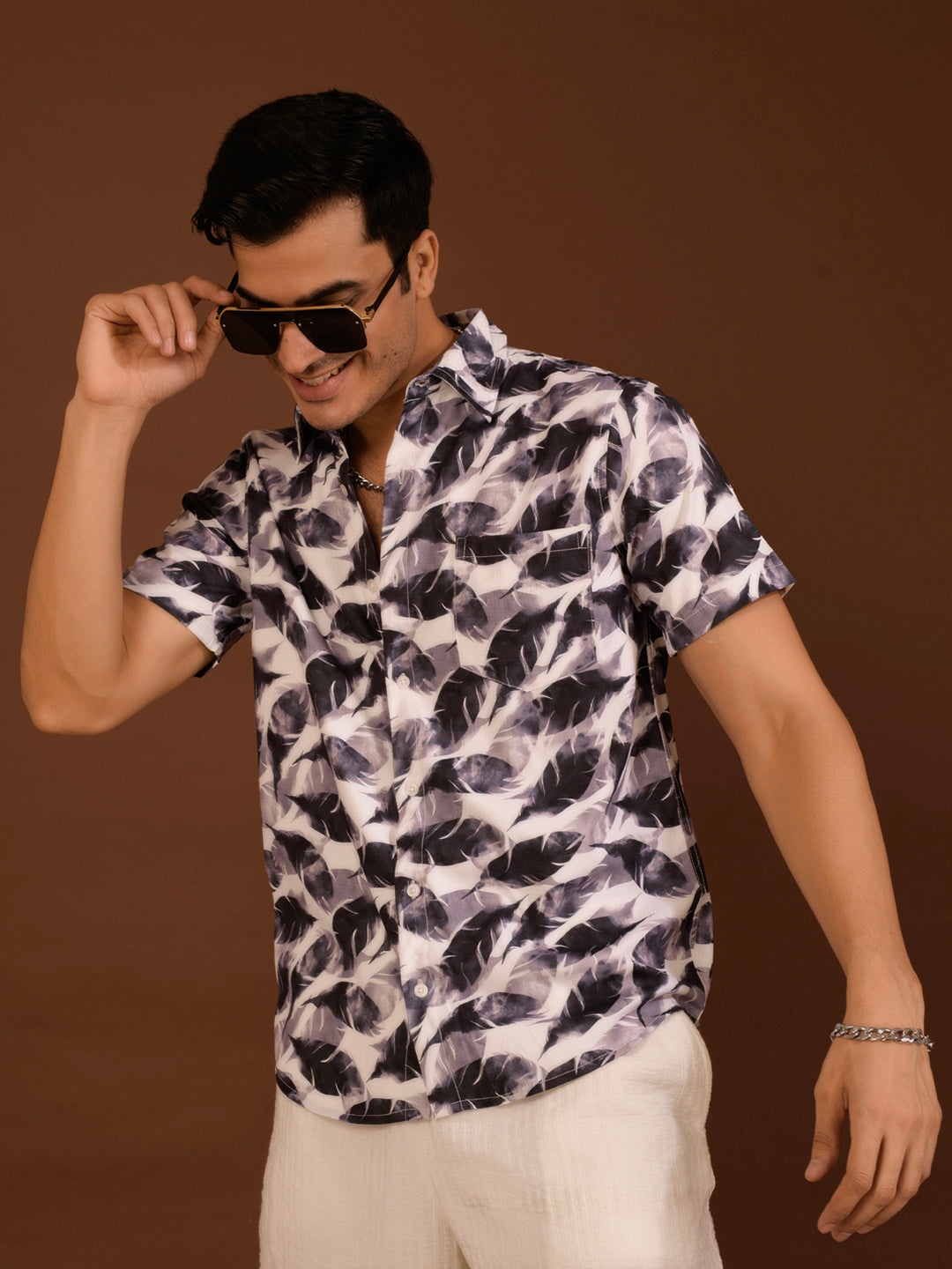 TANDUL  Men Regular Fit Printed Casual Shirt