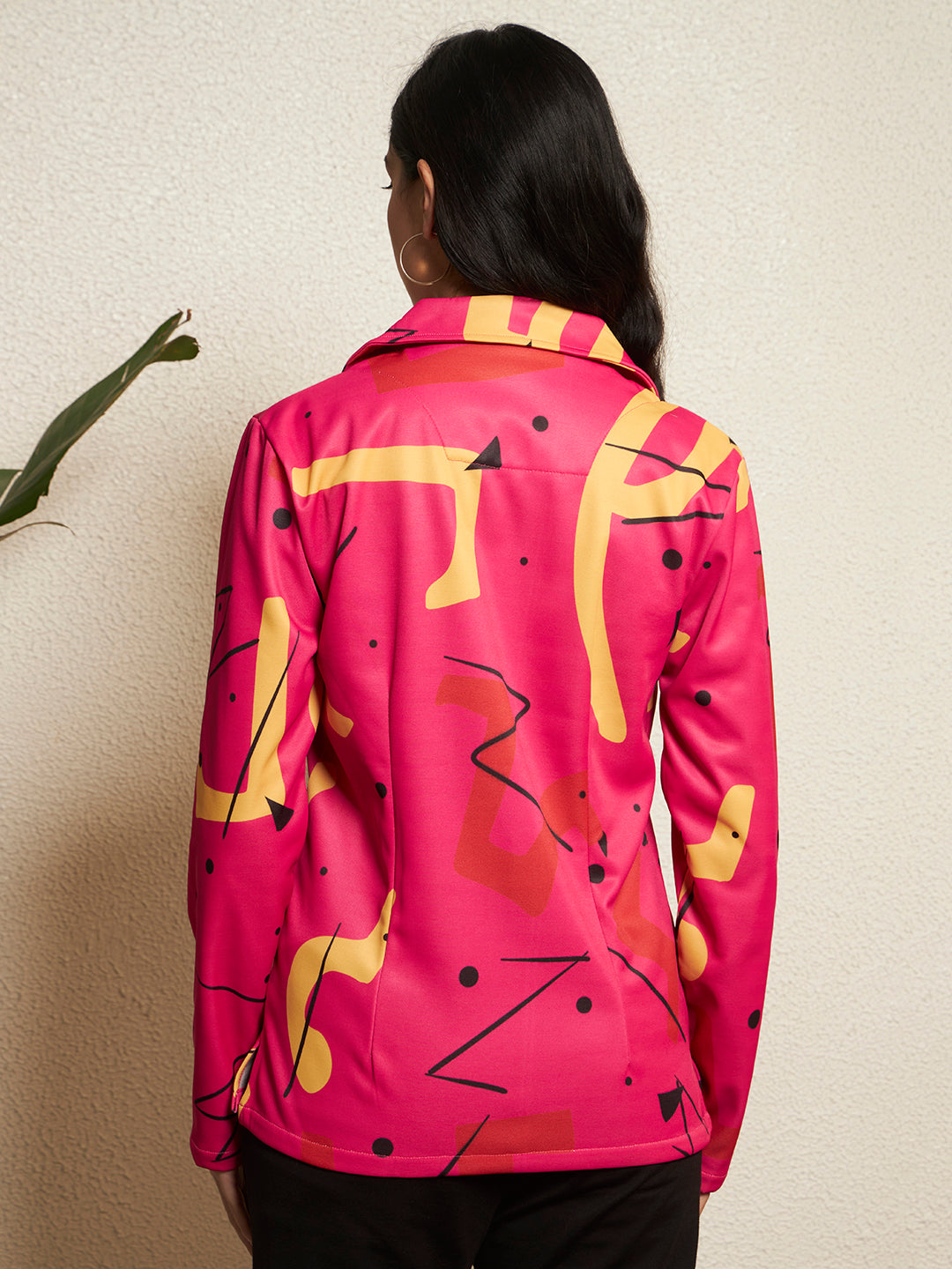 TANDUL Women Striking Pink Blazer
