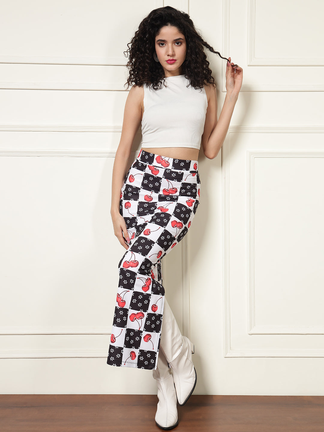 TANDUL Women Cherry Printed Skirt