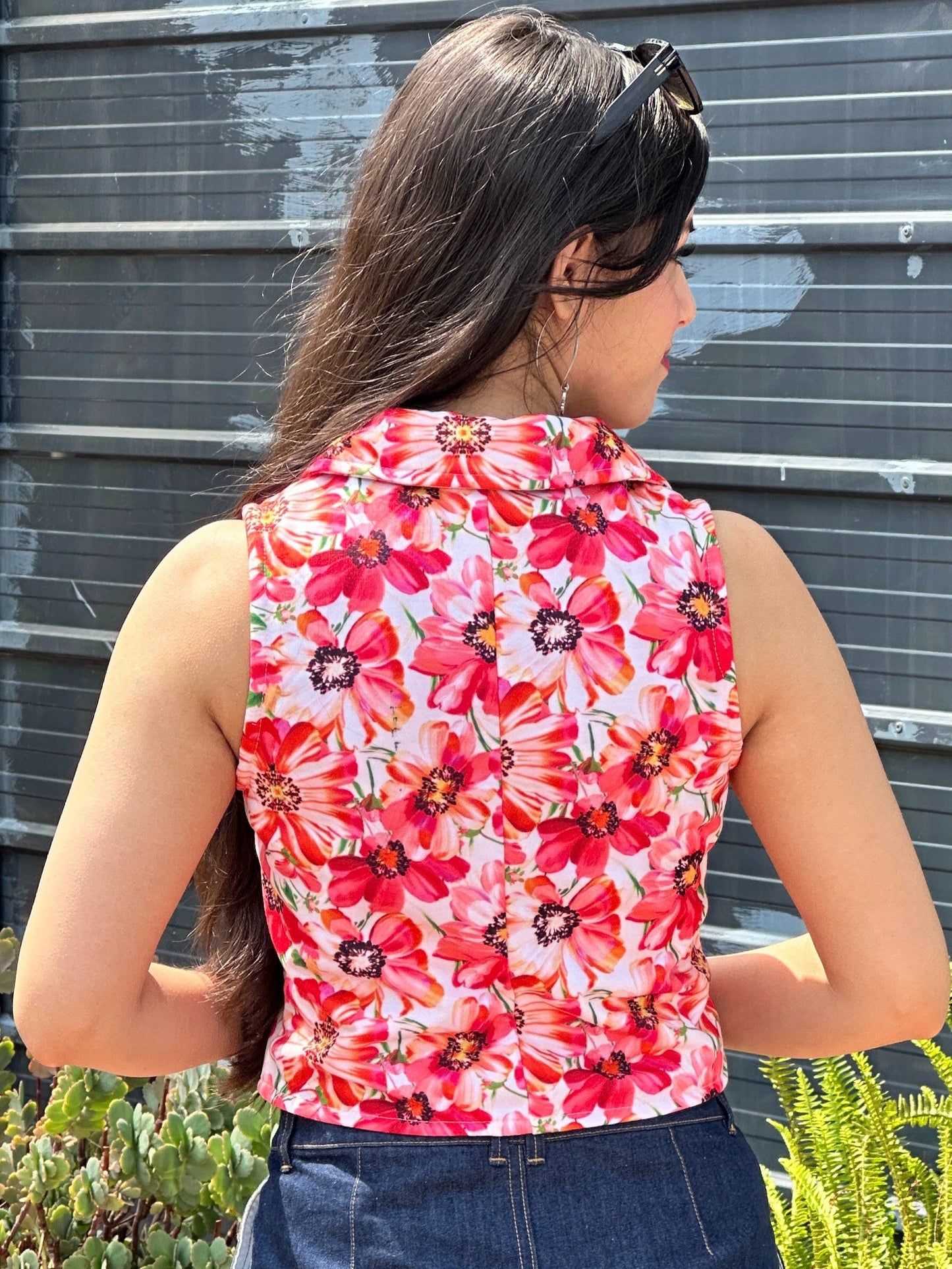 TANDUL  Floral Print Women Waistcoat