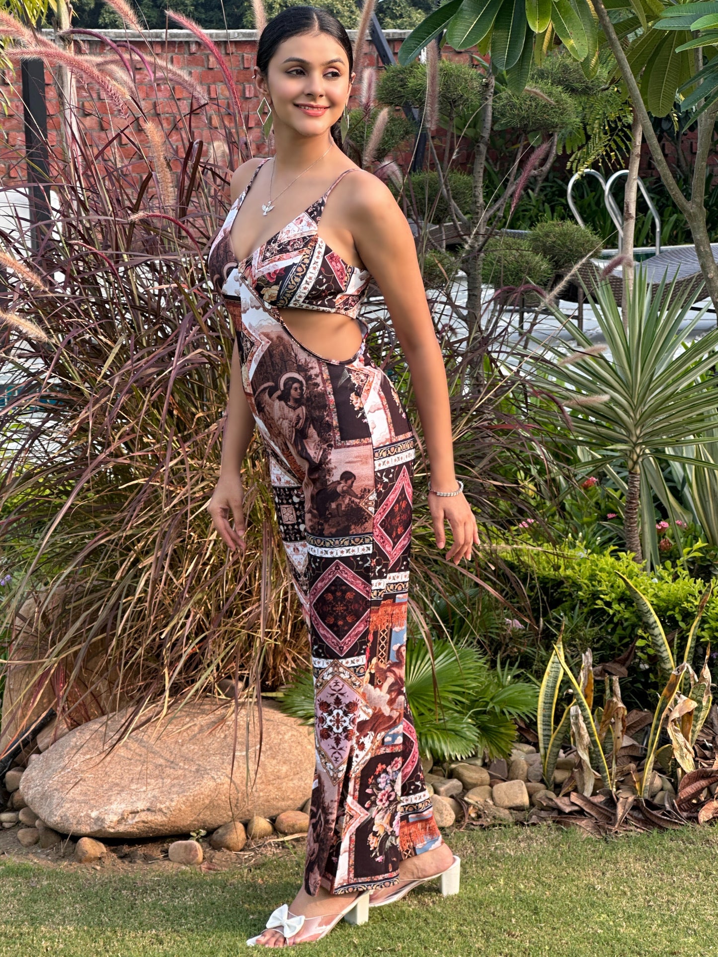 TANDUL Stunning Floral Printed Jumpsuit