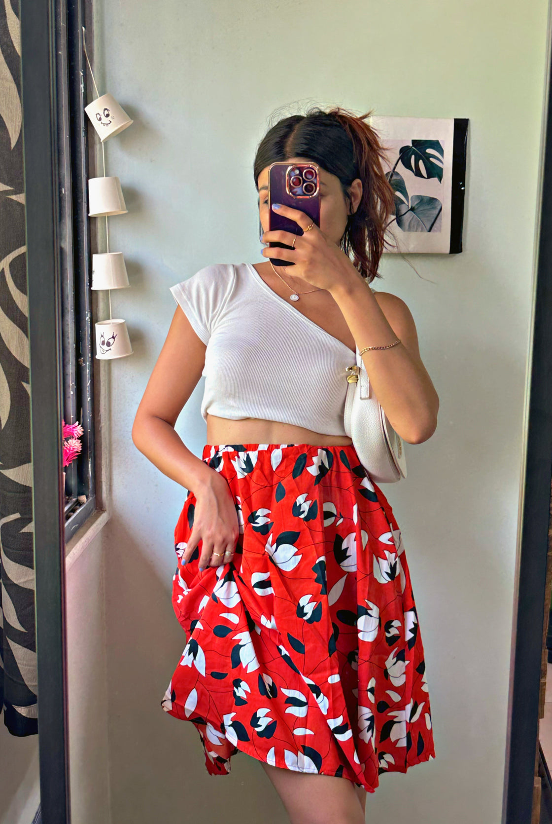 Women Printed Regular Multicolor Skirt