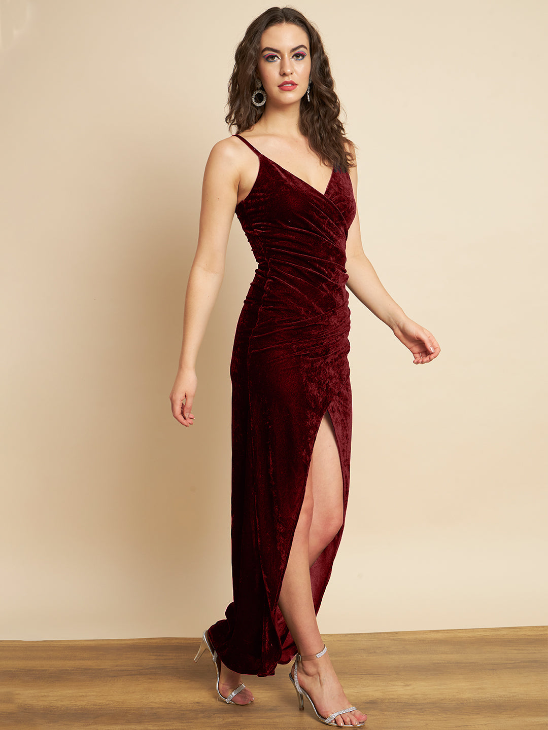 TANDUL  Women Bodycon velvet Dress