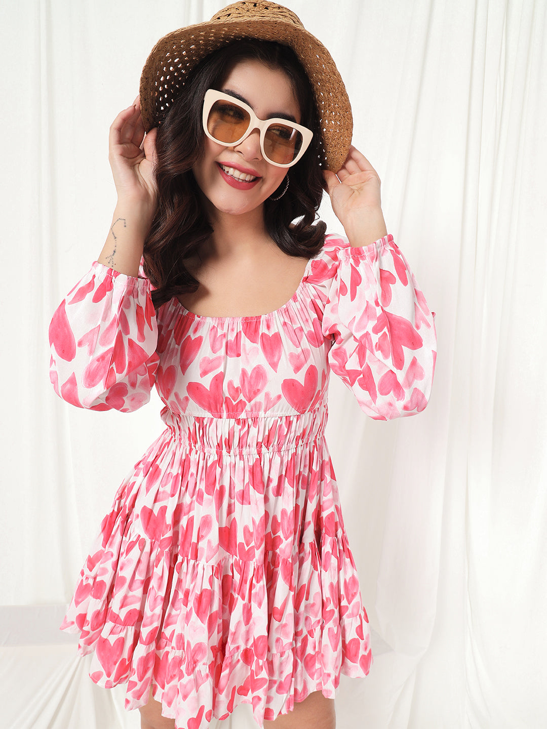 TANDUL  Women Fit and Flare Pink Dress