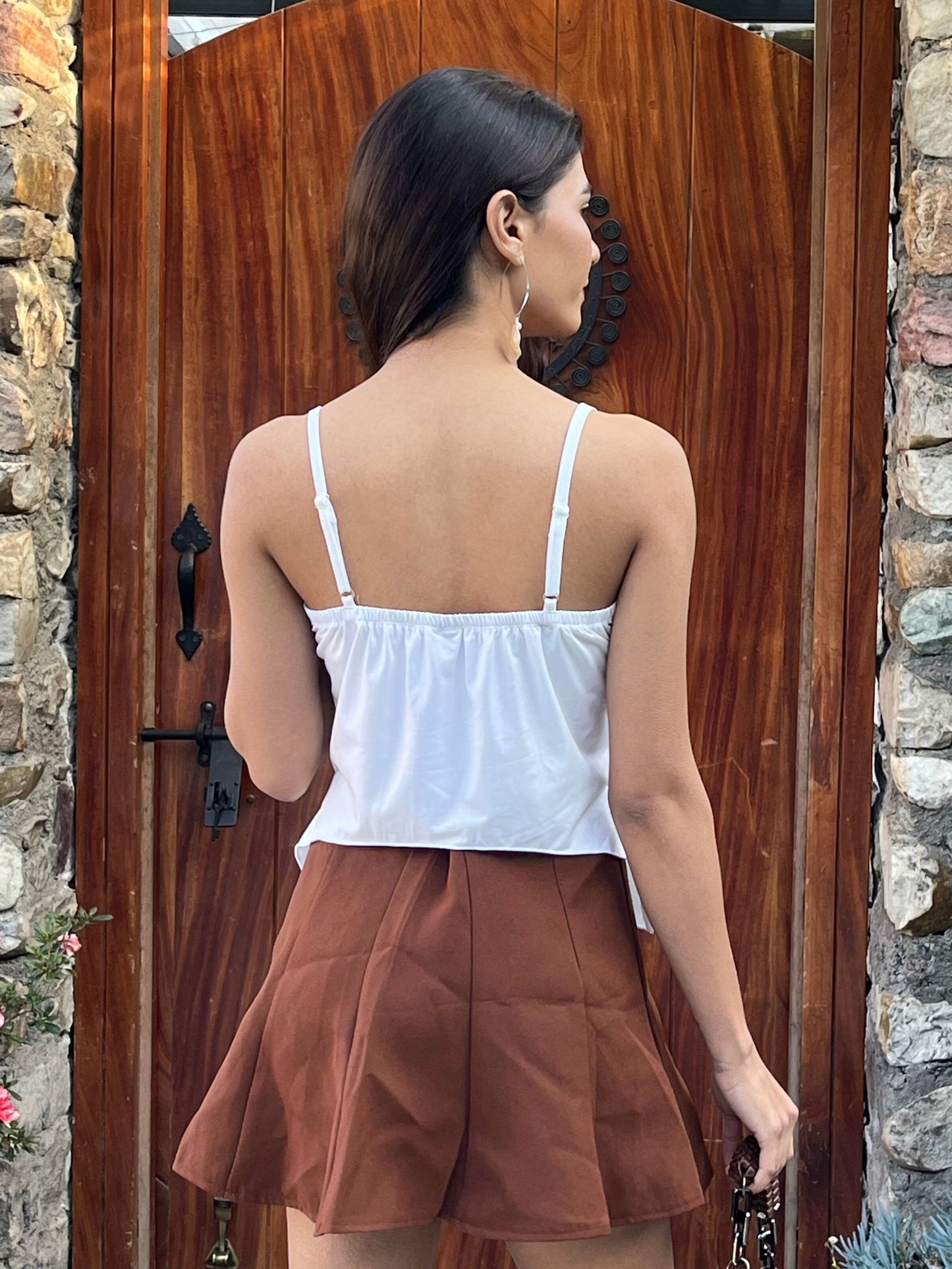 TANDUL Women Stunning Chic White Top