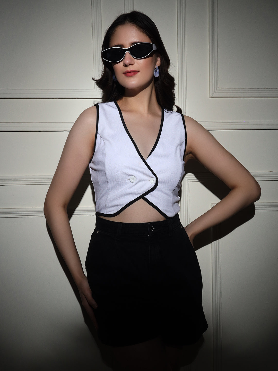 TANDUL  Solid Women Waistcoat