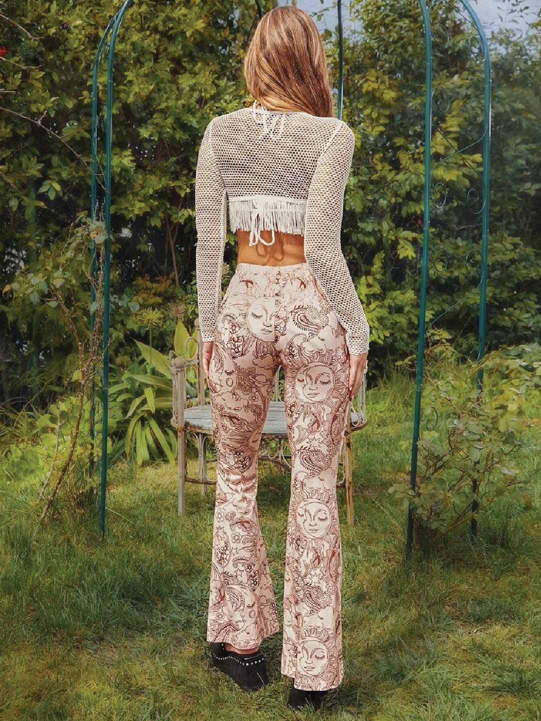 TANDUL  Women Regular Fit Beige Lycra Blend Trousers