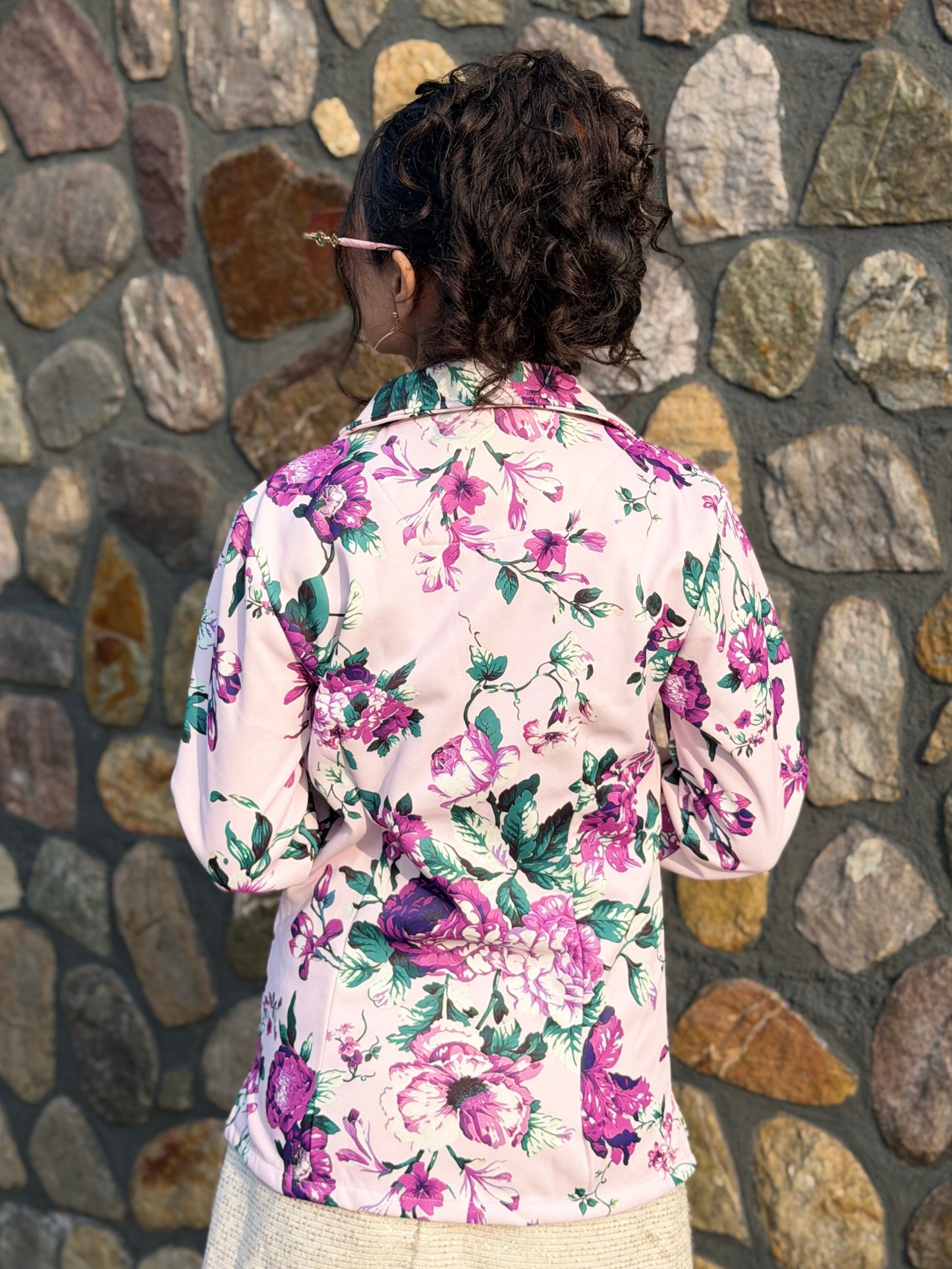 TANDUL Women Multicolor Floral Printed Blazer