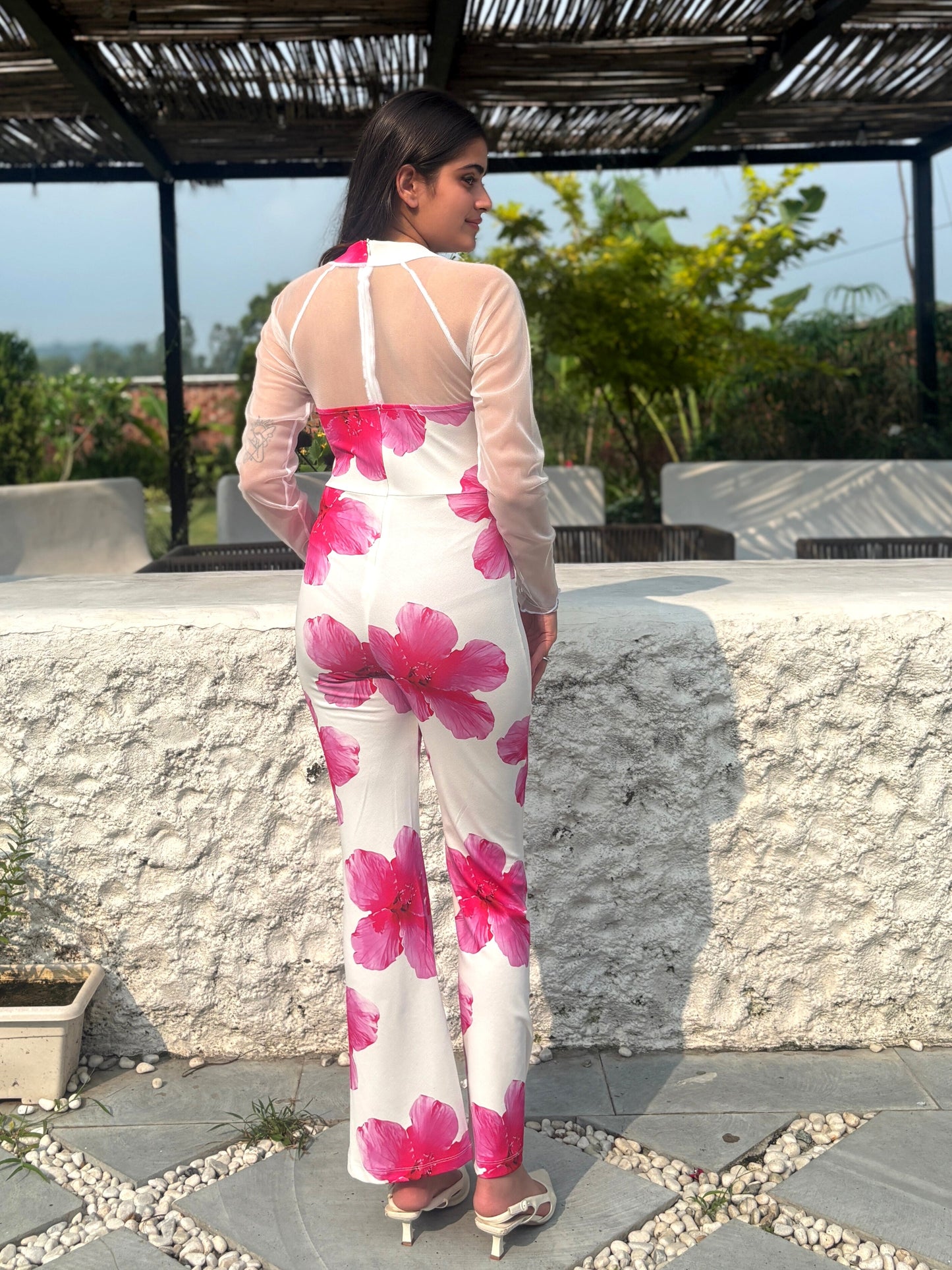 TANDUL Women Pink Floral Jumpsuit