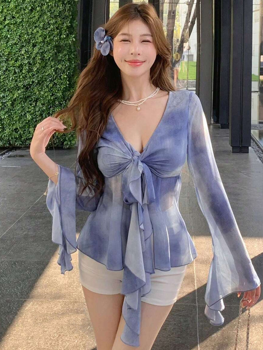 TANDUL  Casual Regular Sleeves Printed Women Multicolor Top