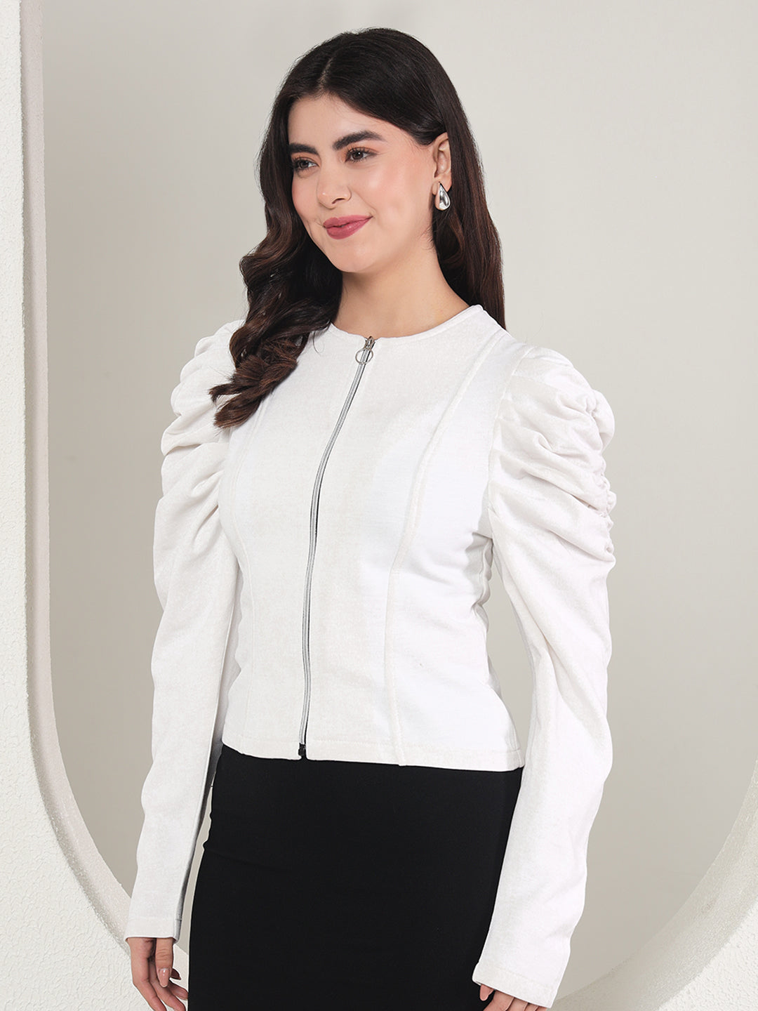 TANDUL  Women Solid Fleece Jacket