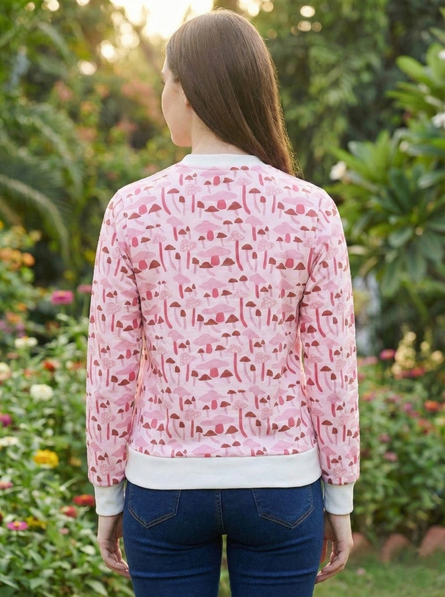 TANDUL Women Full Sleeve Printed Sweatshirt