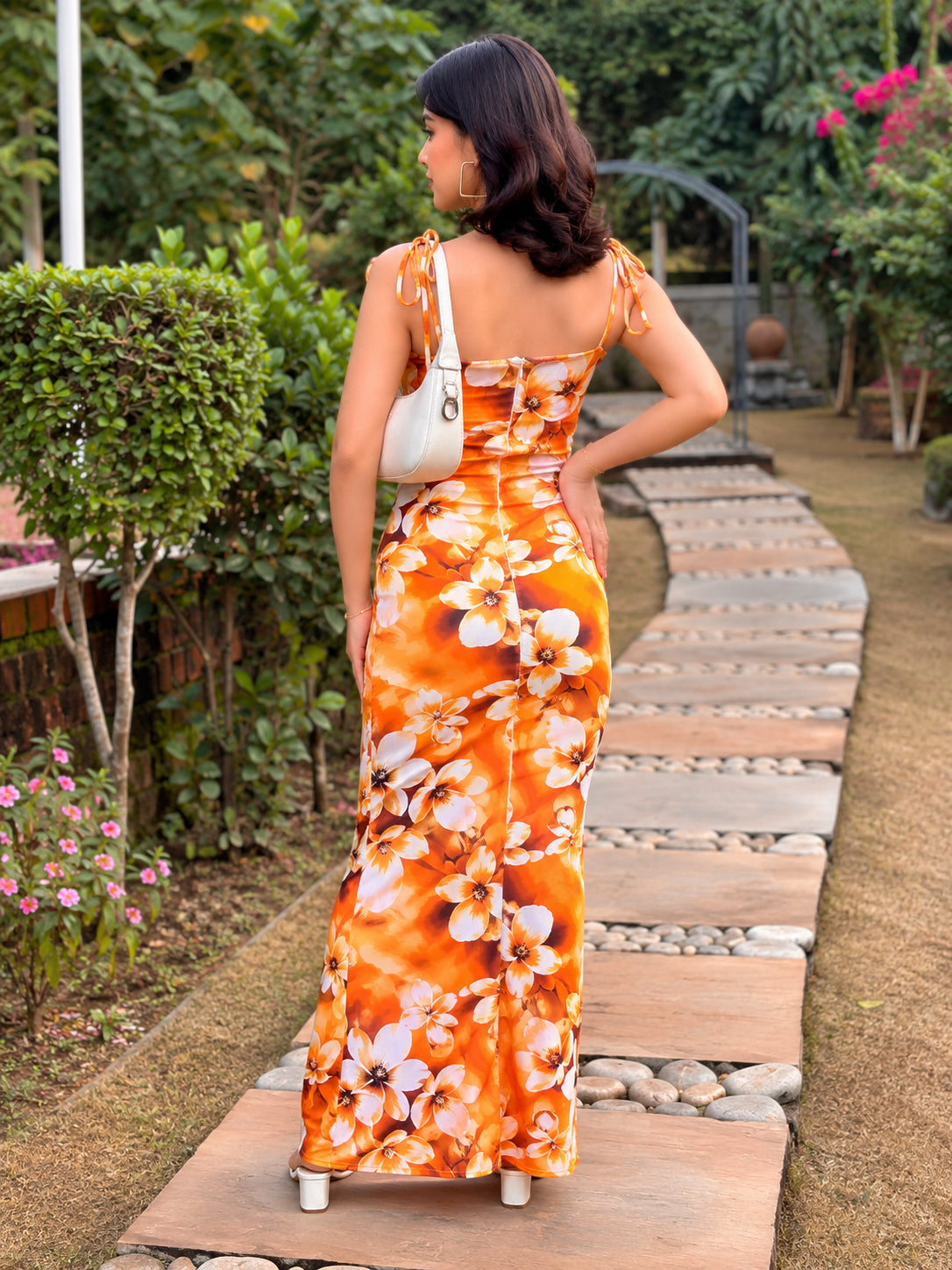 TANDUL Women Stunning Floral Bodycon Dress