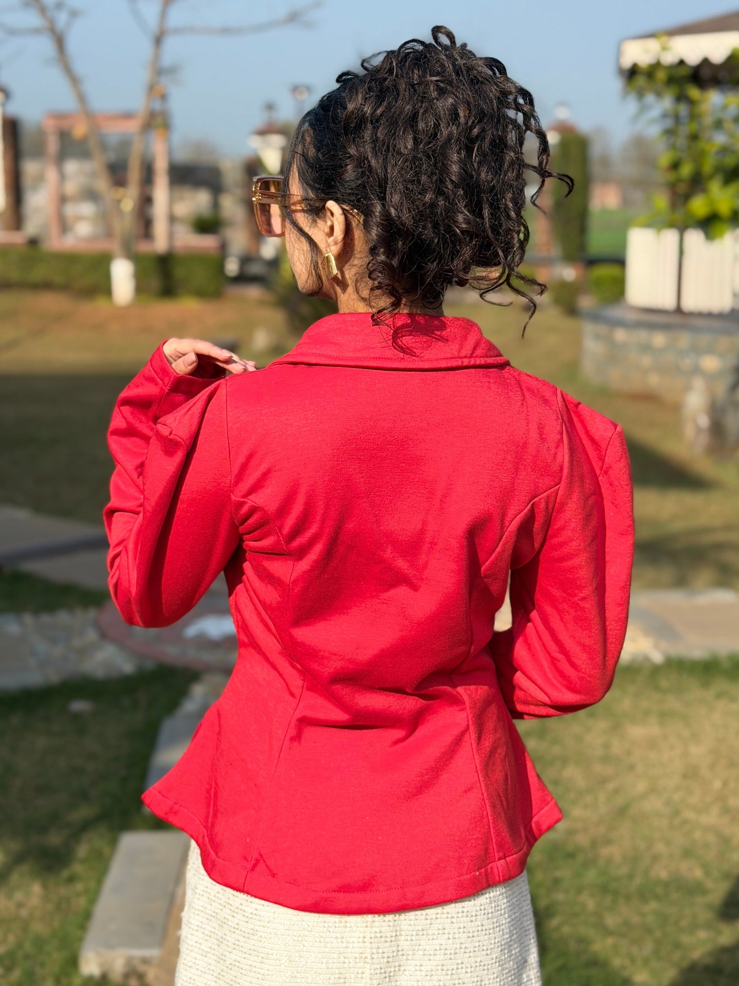 TANDUL Polyester Solid Coat For Women