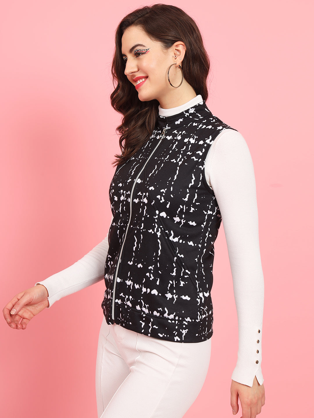 TANDUL  Women Printed Casual Jacket