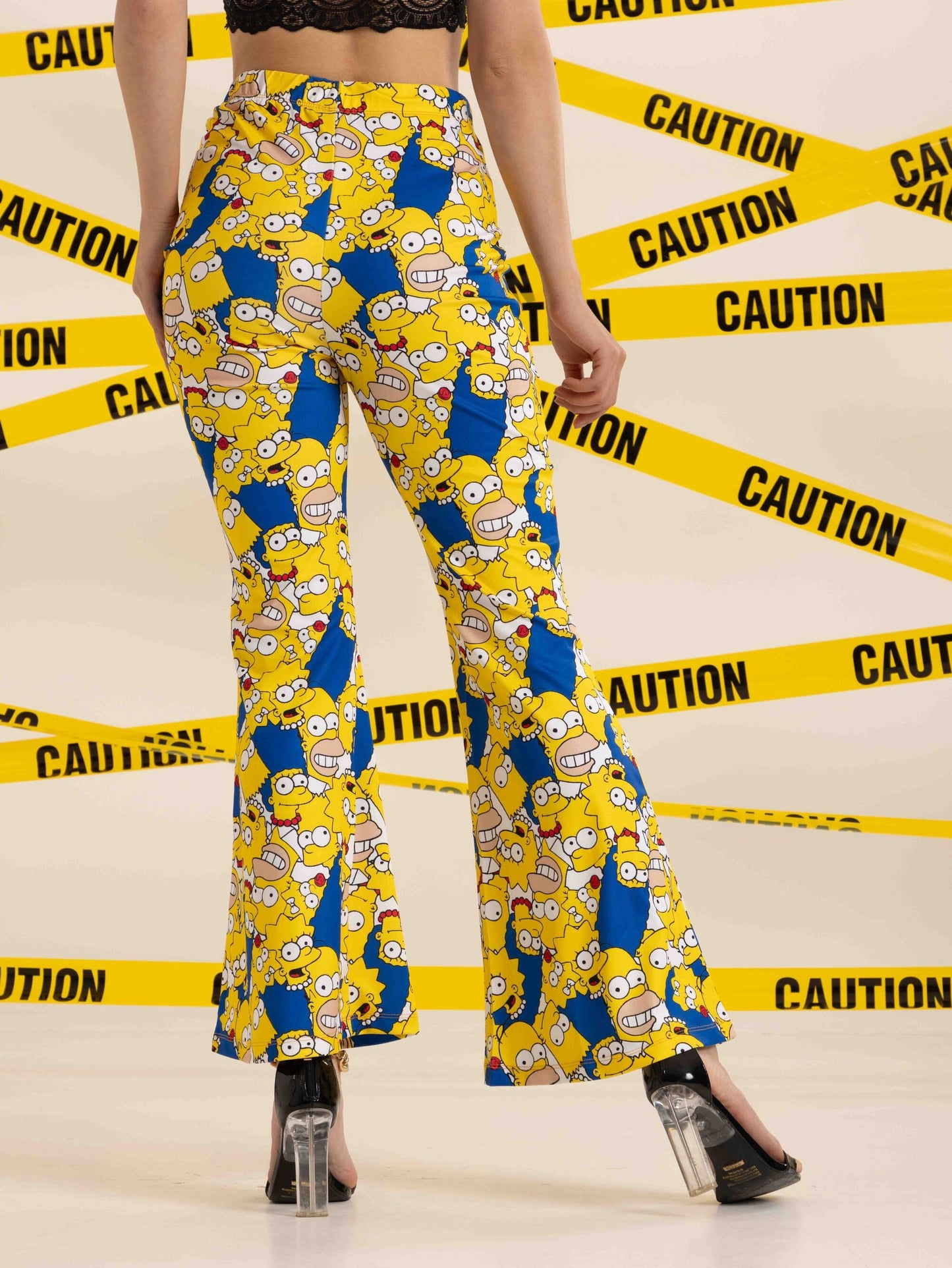 TANDUL  Women Regular Fit Multicolor Lycra Blend Trousers