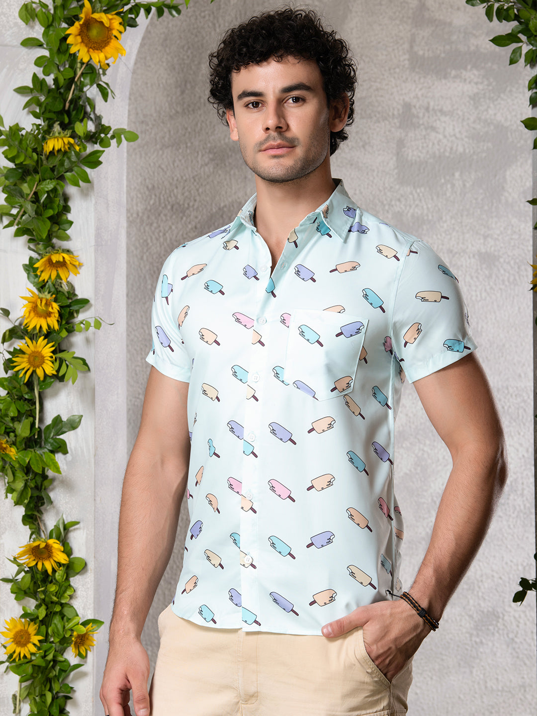 TANDUL Men Printed Casual Multicolor Shirt