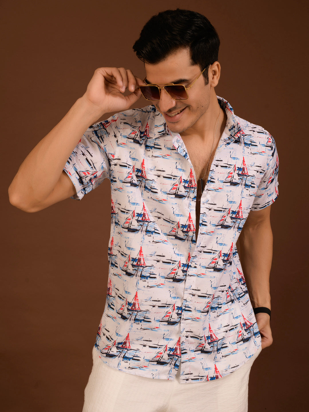 TANDUL  Men Regular Fit Printed Casual Shirt