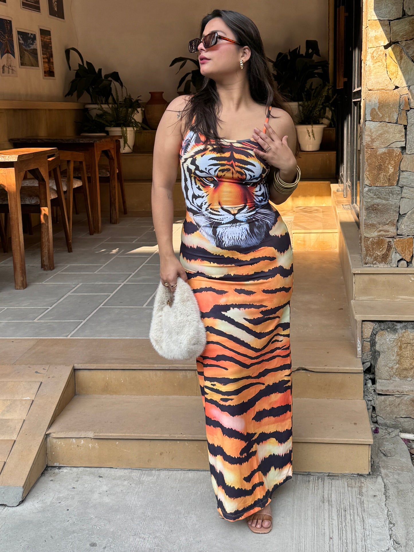 TANDUL  Women Maxi Multicolor Dress