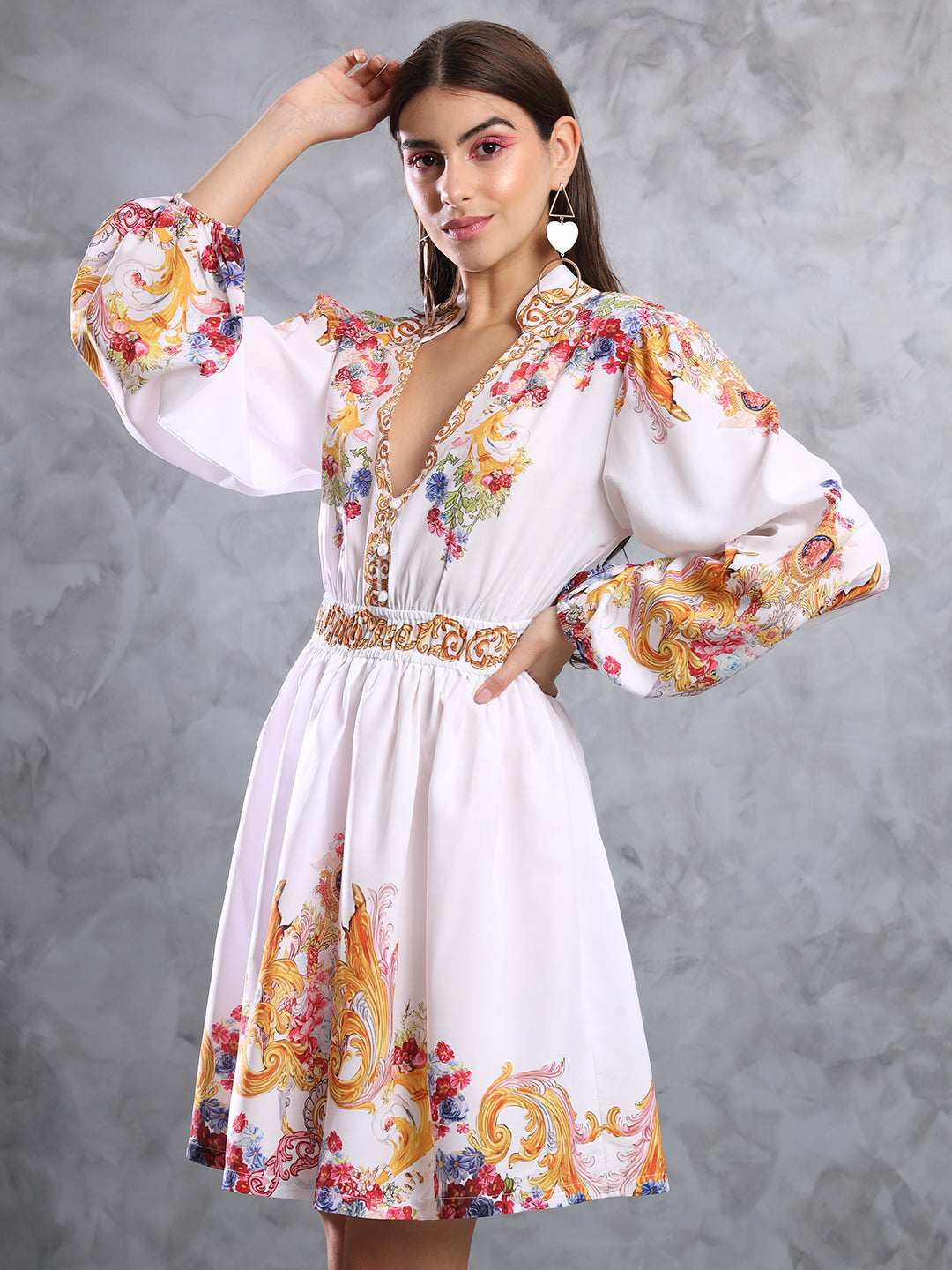 TANDUL  Women Fit and Flare Multicolor Dress