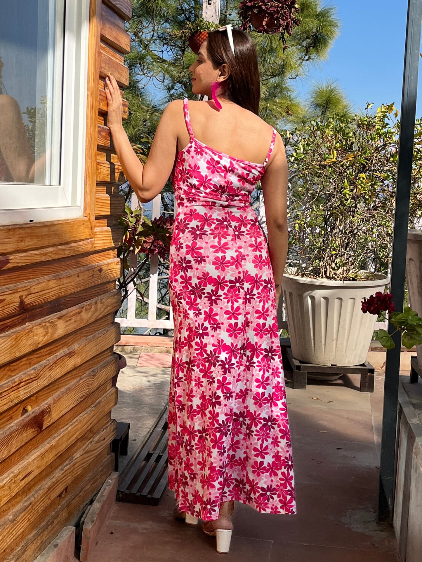 TANDUL Women Pink Floral Dress