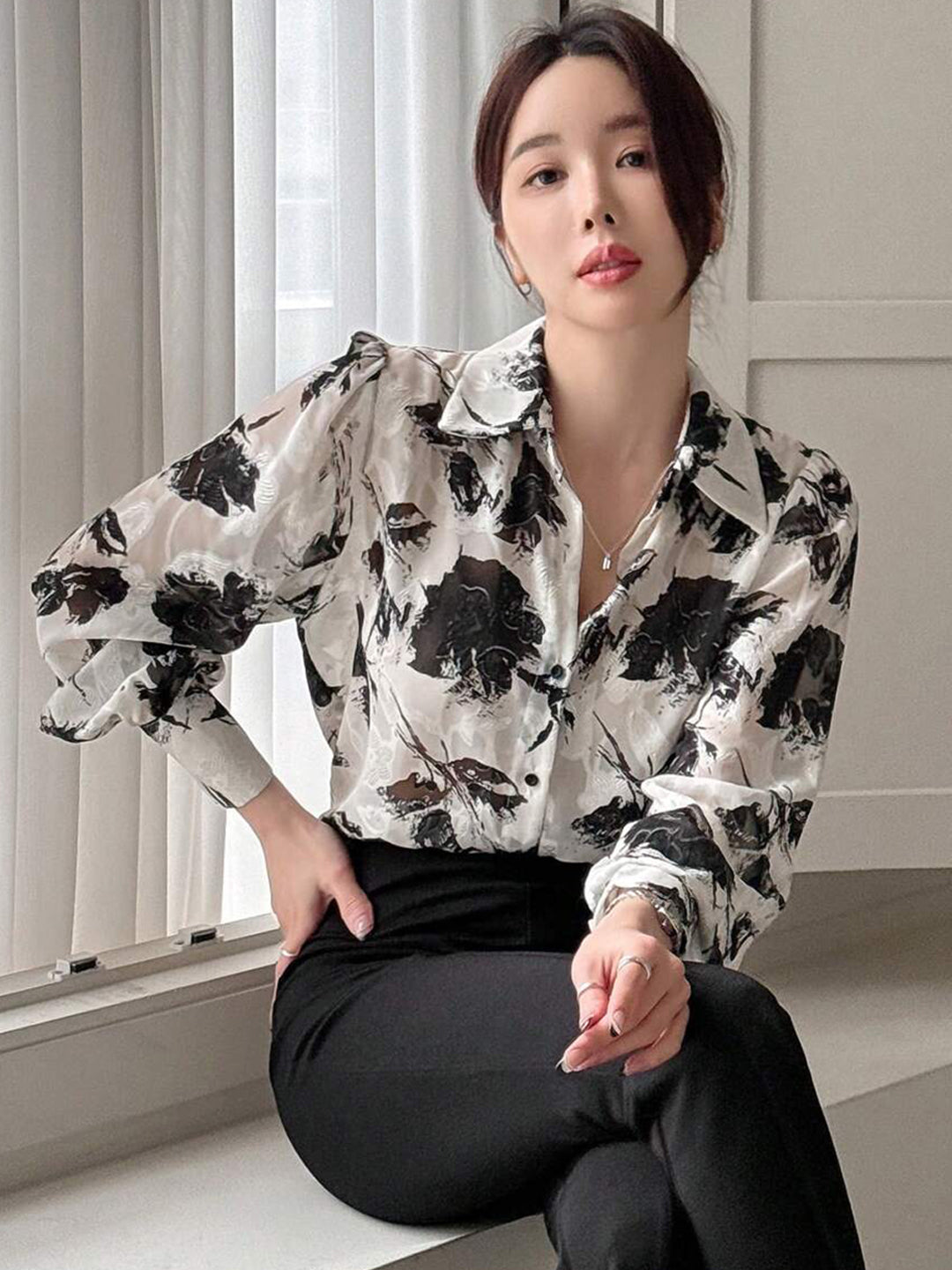 TANDUL  Women Regular Fit Printed Casual Shirt