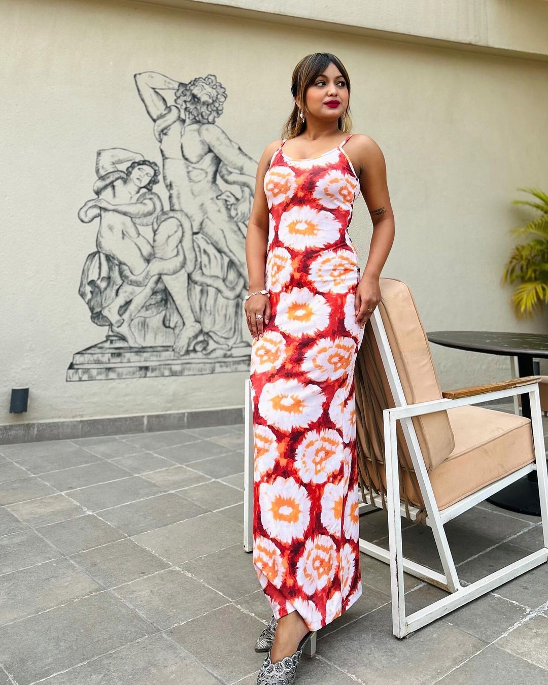 TANDUL  Women Maxi Multicolor Dress