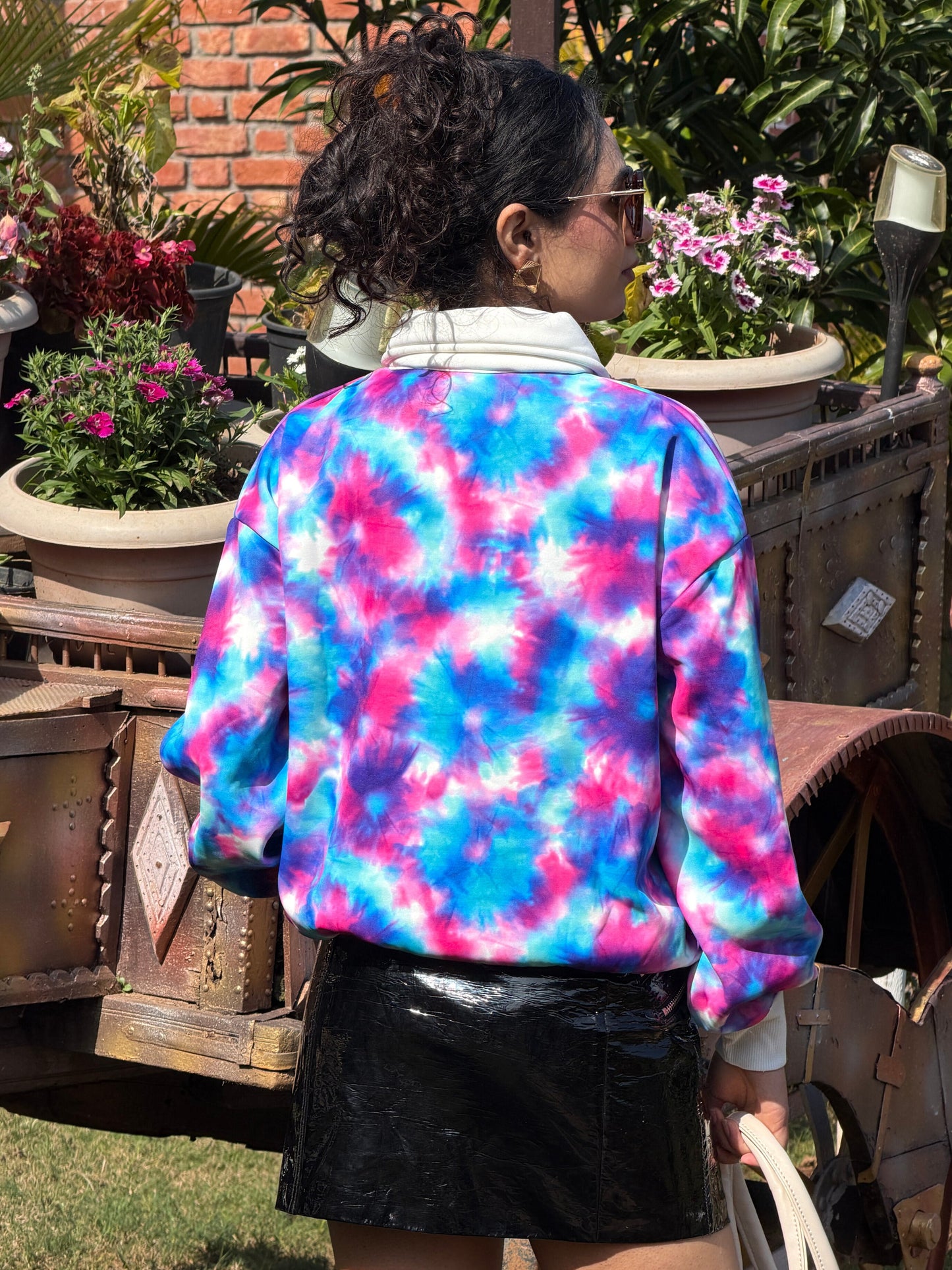 TANDUL Women Stunning Tie-dye Sweatshirt