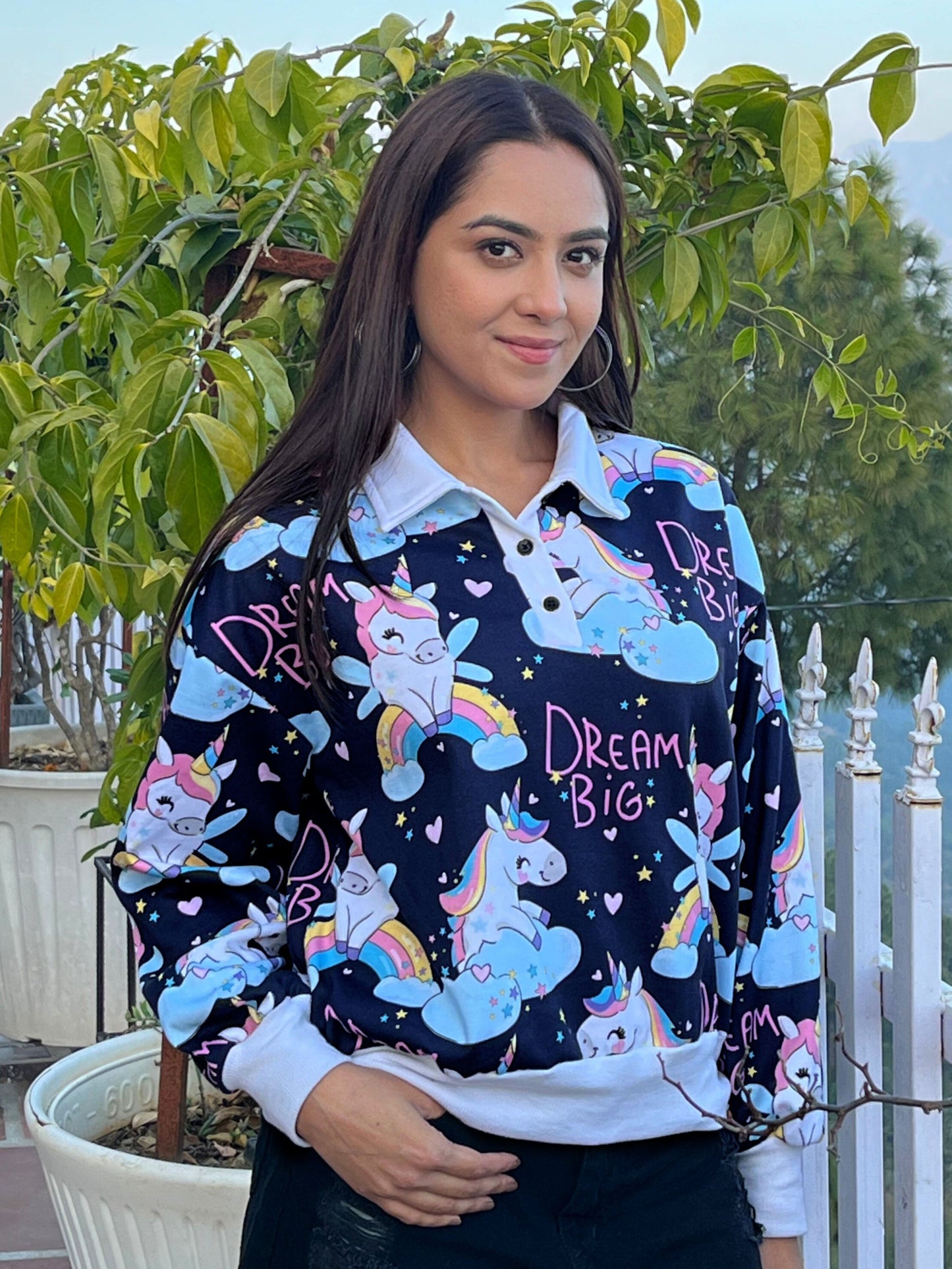 TANDUL Women Pretty Printed Sweatshirt