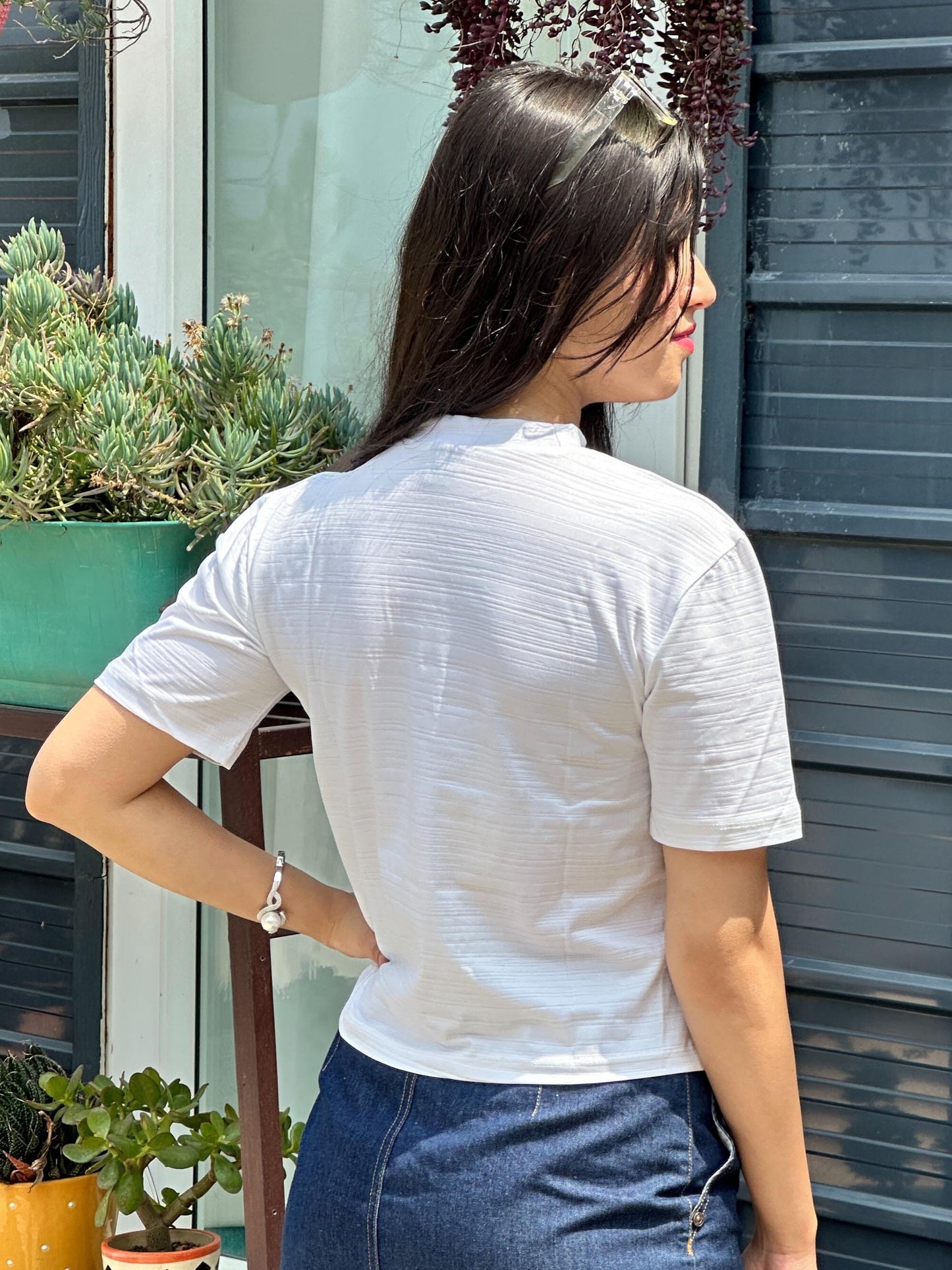 TANDUL Printed Women Round Neck Multicolor T-Shirt